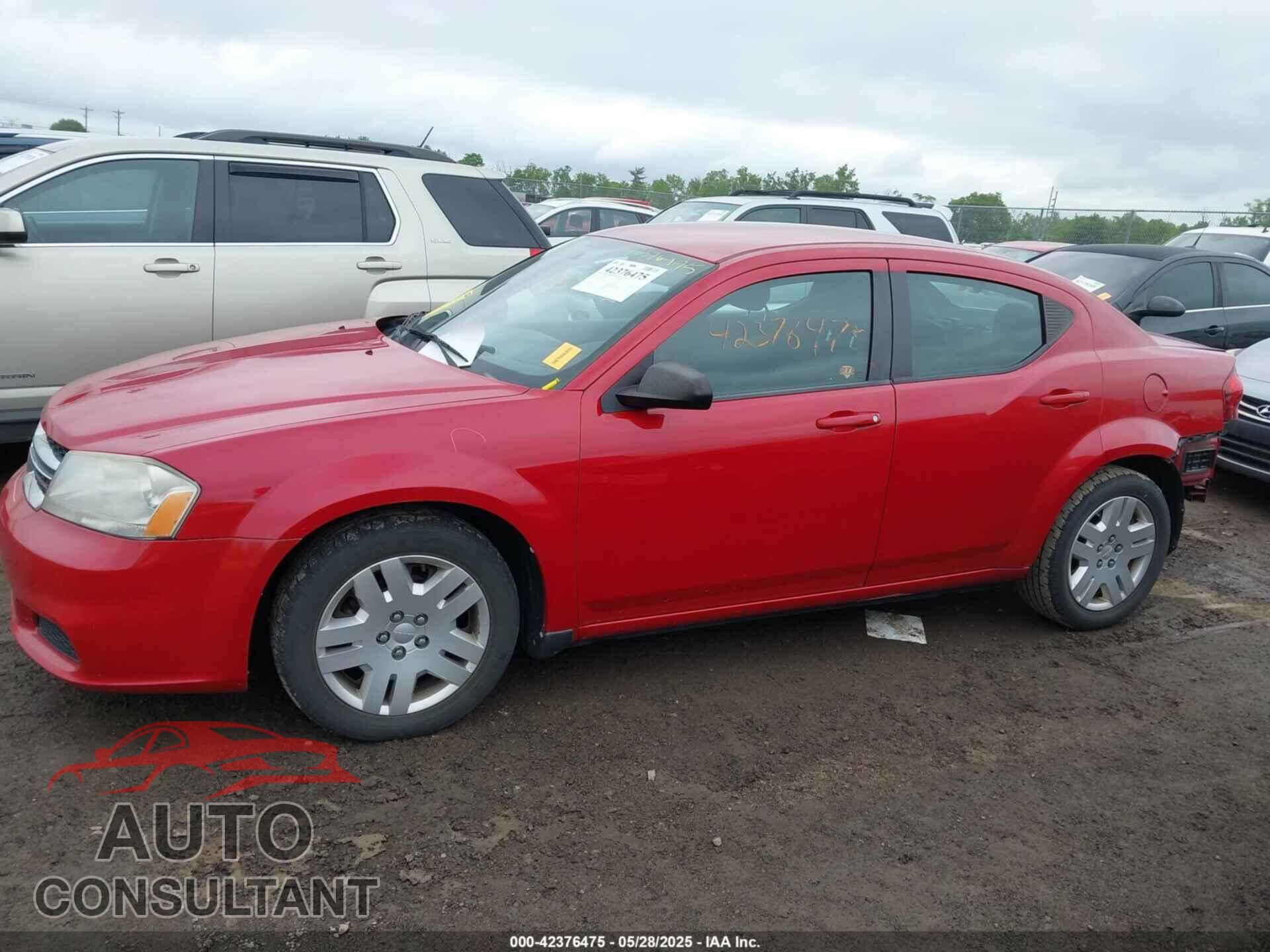 DODGE AVENGER 2013 - 1C3CDZAB5DN618014