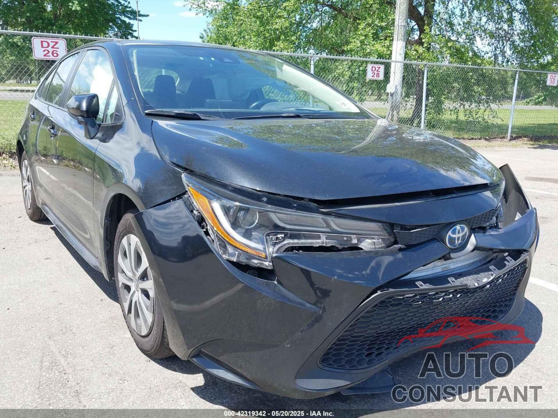 TOYOTA COROLLA 2022 - JTDEAMDE8NJ055538