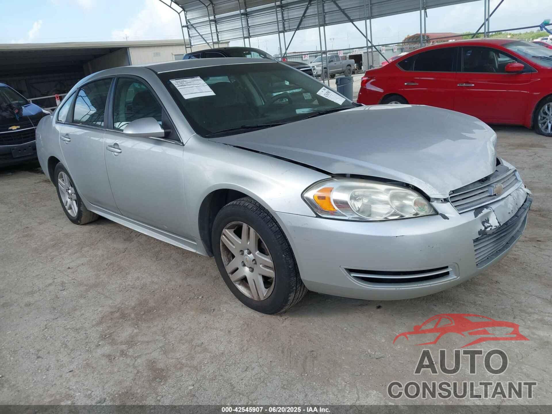 CHEVROLET IMPALA 2012 - 2G1WA5E3XC1108571