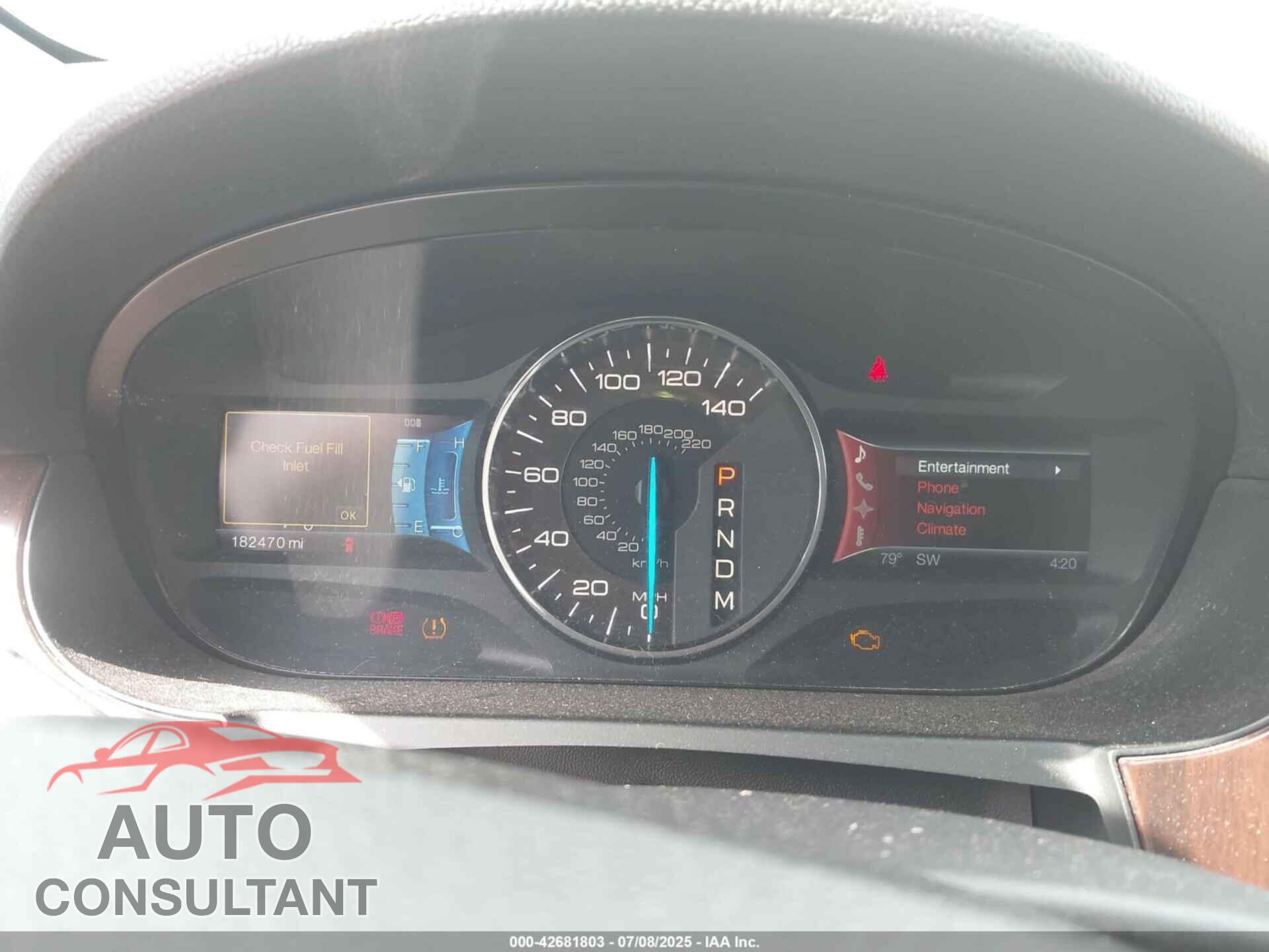 FORD EDGE 2011 - 2FMDK3KC3BBA42437