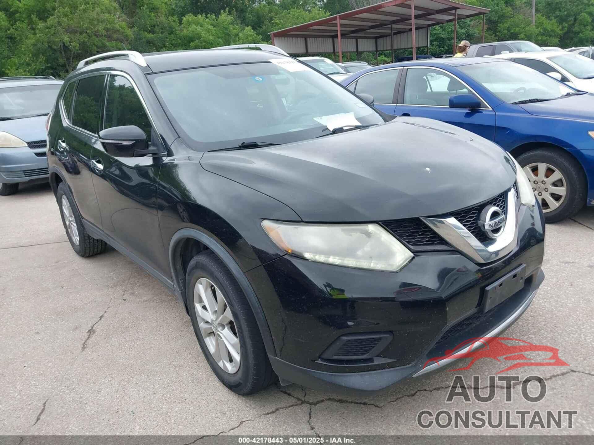 NISSAN ROGUE 2015 - KNMAT2MT6FP575909