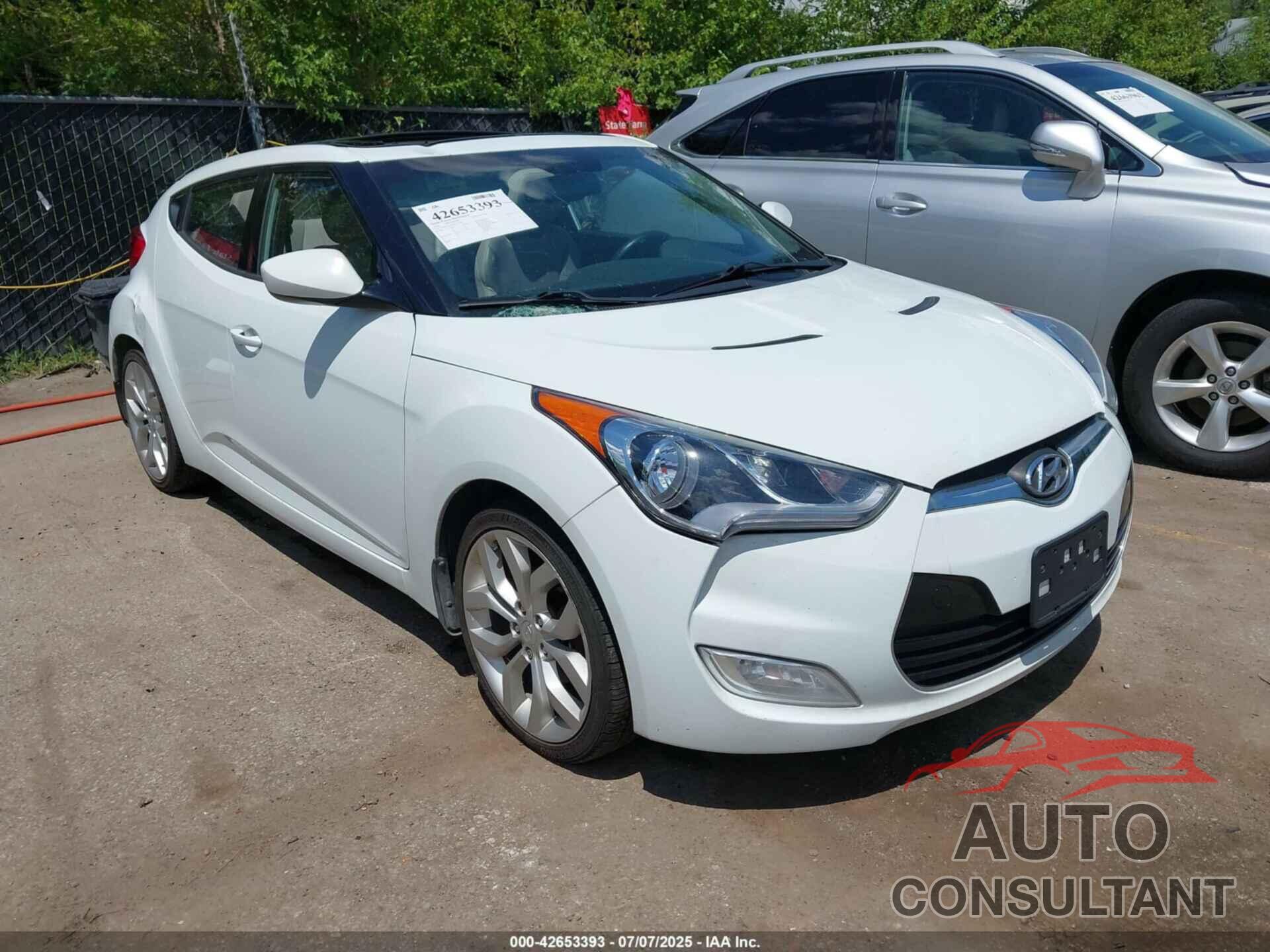 HYUNDAI VELOSTER 2013 - KMHTC6AD5DU113297