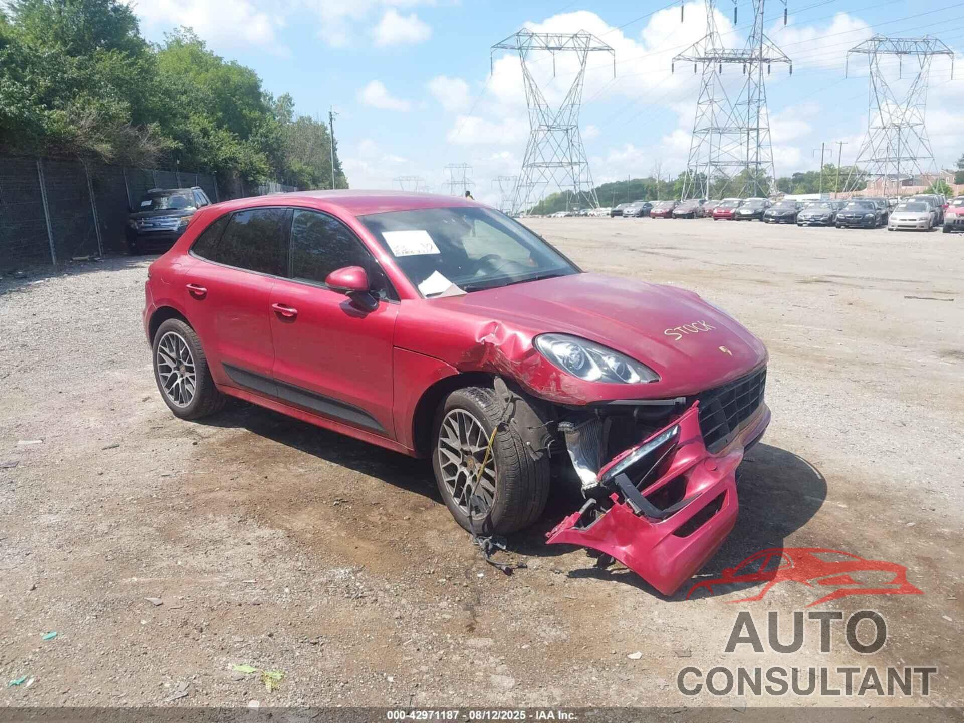 PORSCHE MACAN 2016 - WP1AB2A51GLB42305
