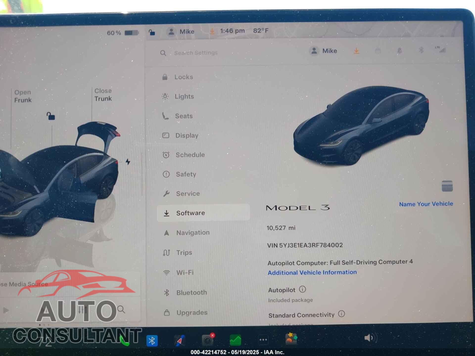 TESLA MODEL 3 2024 - 5YJ3E1EA3RF784002