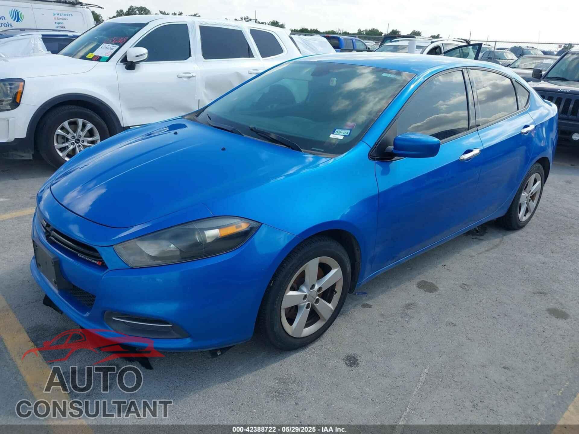 DODGE DART 2015 - 1C3CDFBB5FD352113