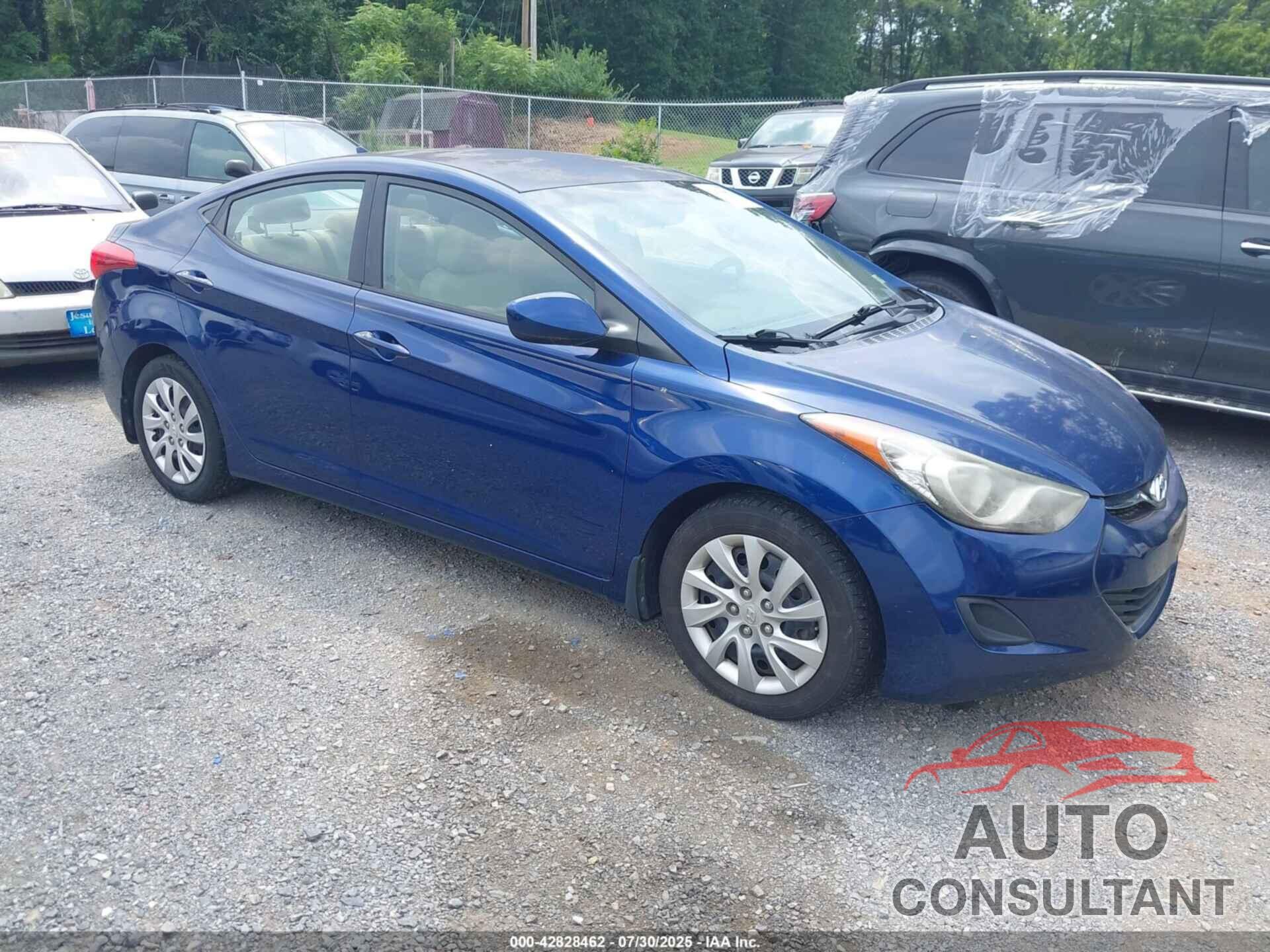 HYUNDAI ELANTRA 2013 - KMHDH4AE4DU524922