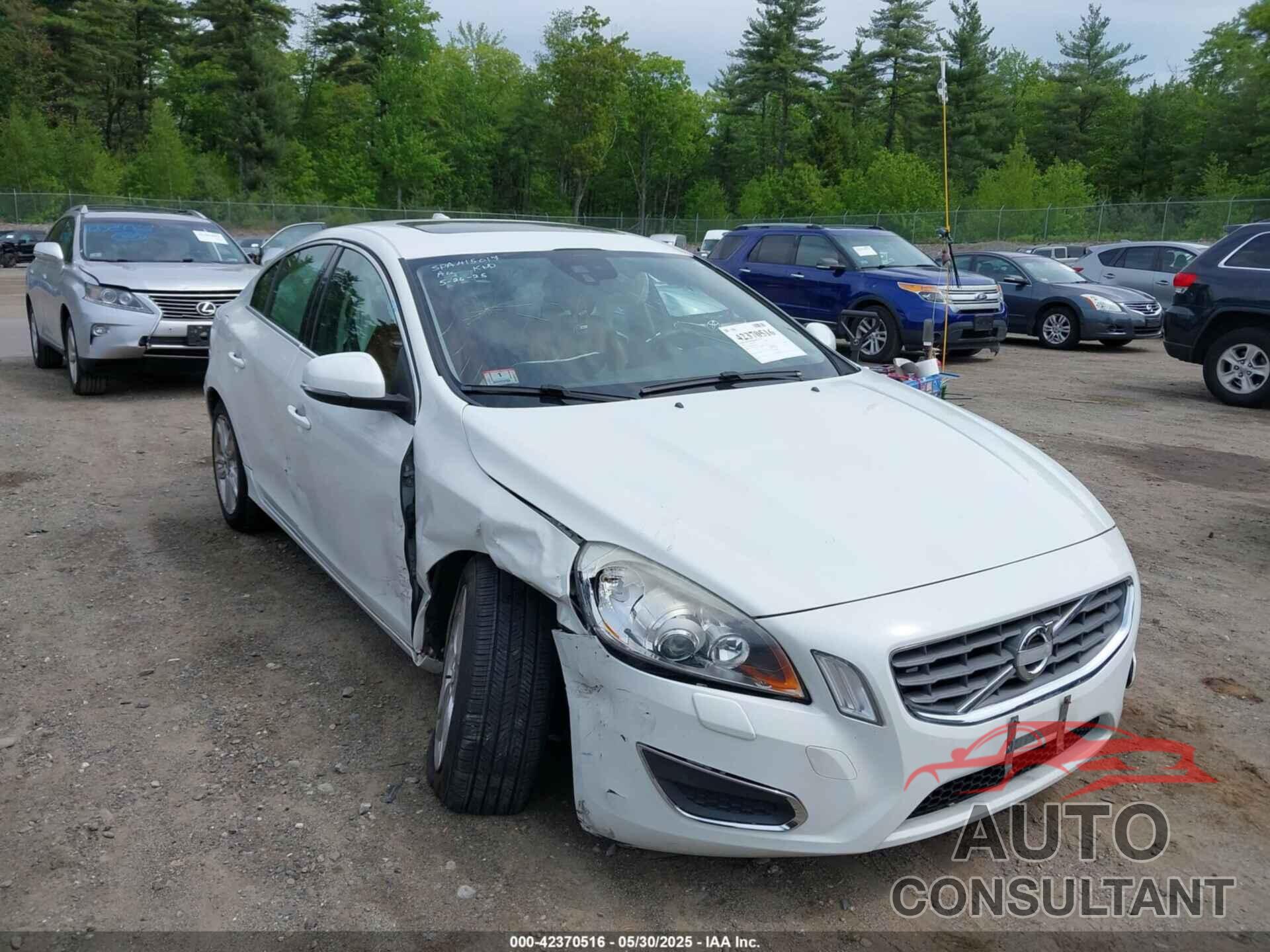 VOLVO S60 2012 - YV1902FH7C2054107