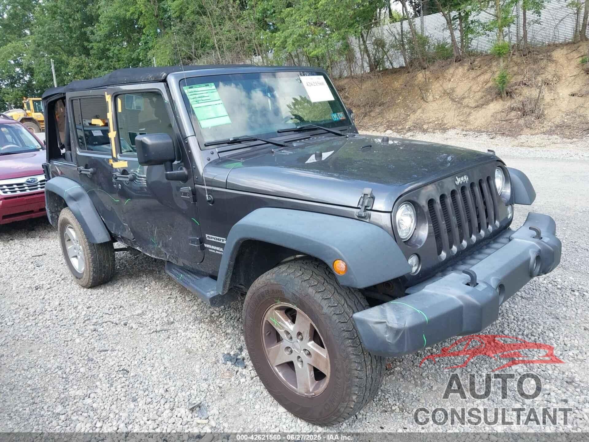 JEEP WRANGLER UNLIMITED 2017 - 1C4BJWDG4HL551980