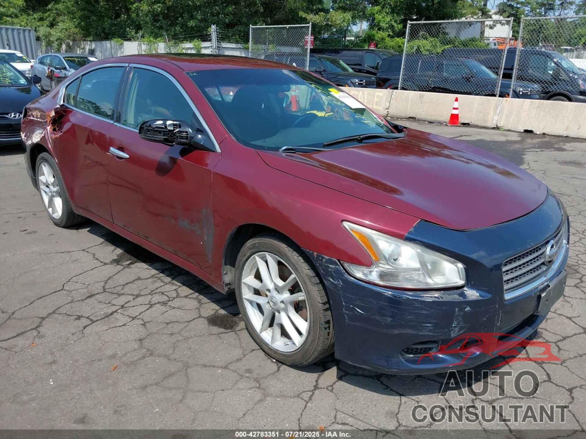 NISSAN MAXIMA 2013 - 1N4AA5AP3DC834462