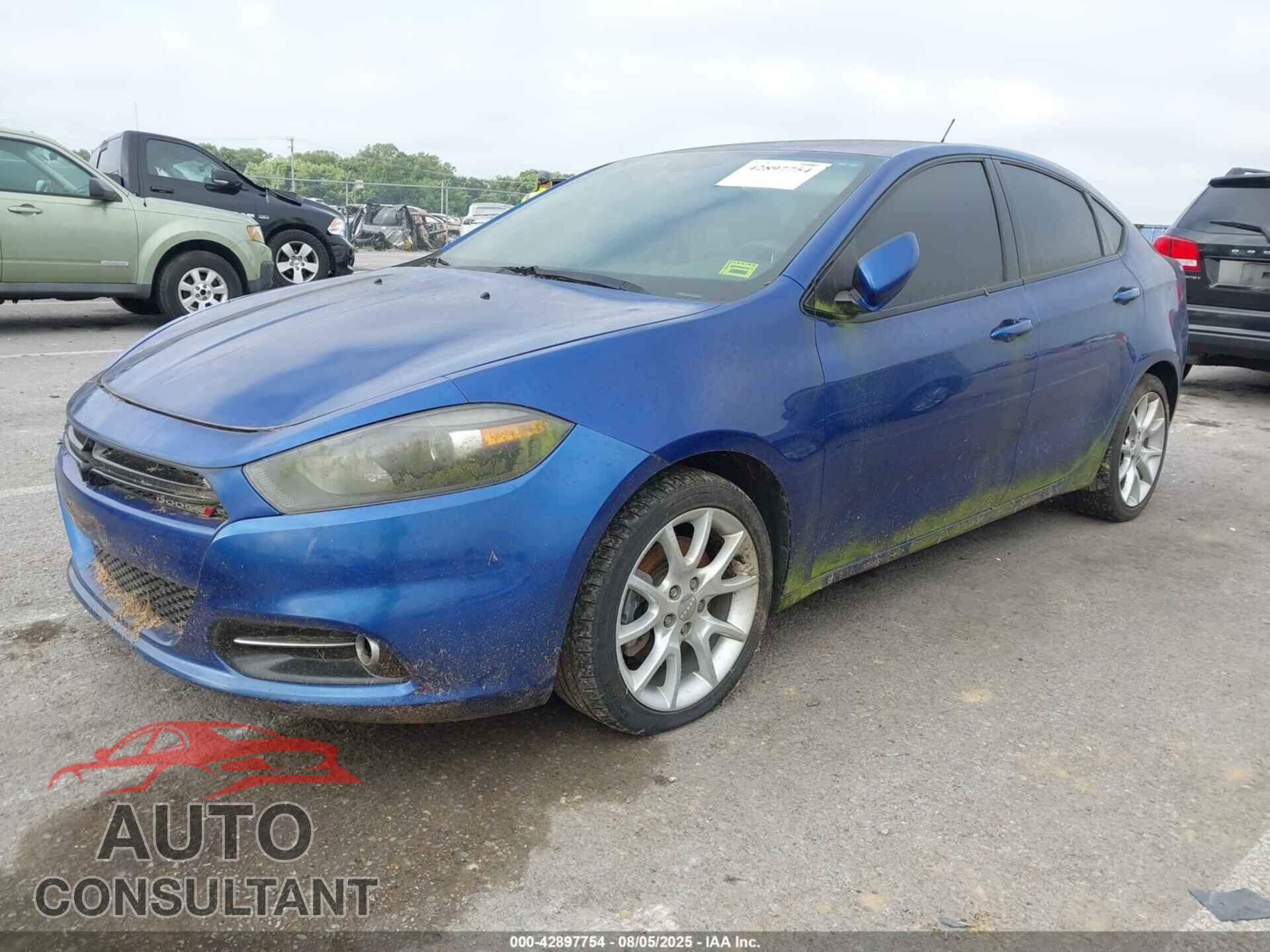 DODGE DART 2013 - 1C3CDFBA9DD291885