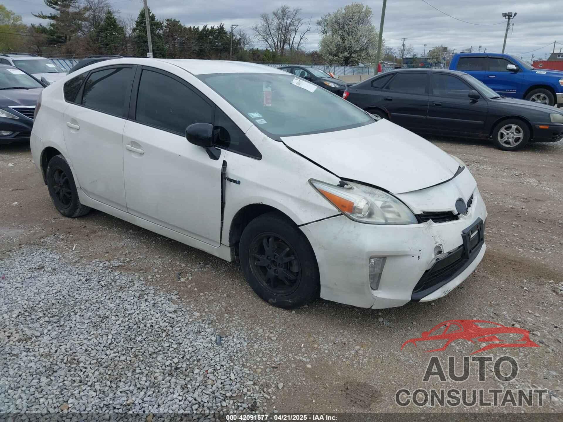 TOYOTA PRIUS 2012 - JTDKN3DU4C5462870