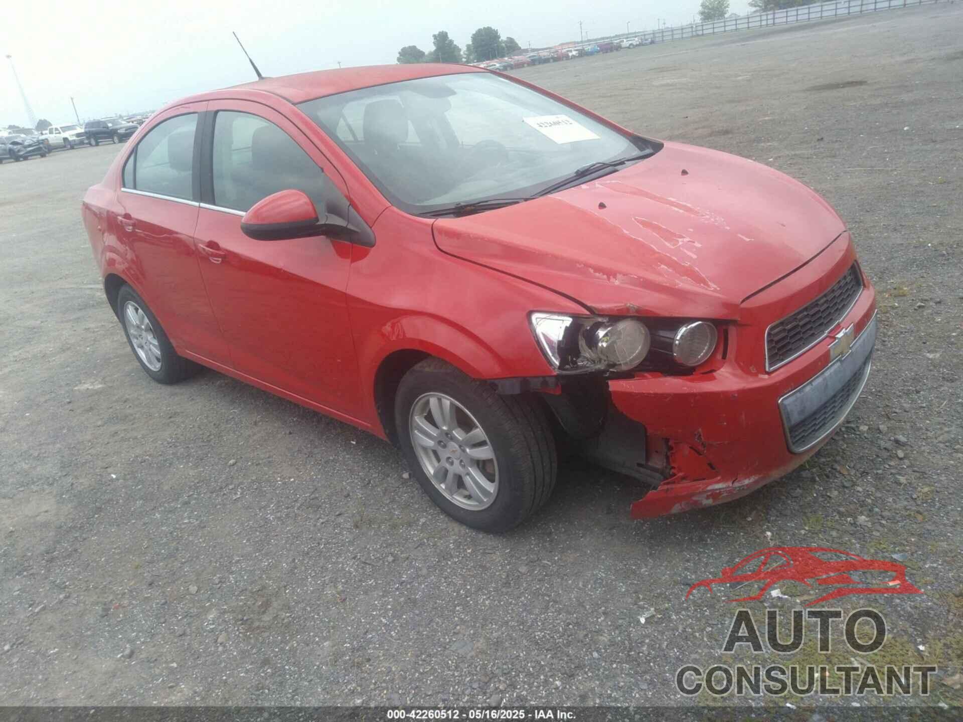 CHEVROLET SONIC 2012 - 1G1JC5SH2C4106449