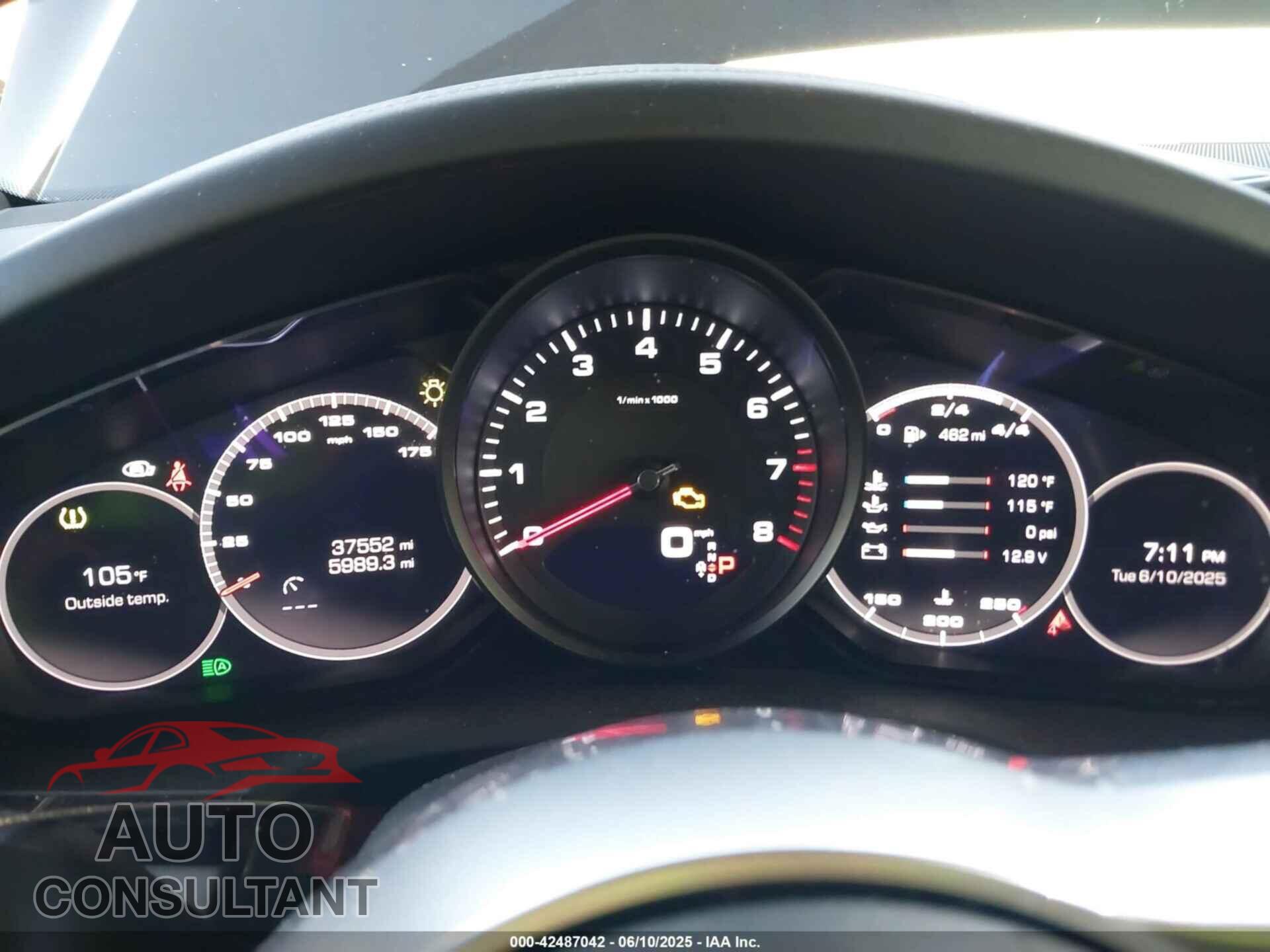 PORSCHE CAYENNE 2021 - WP1AA2AY5MDA04012