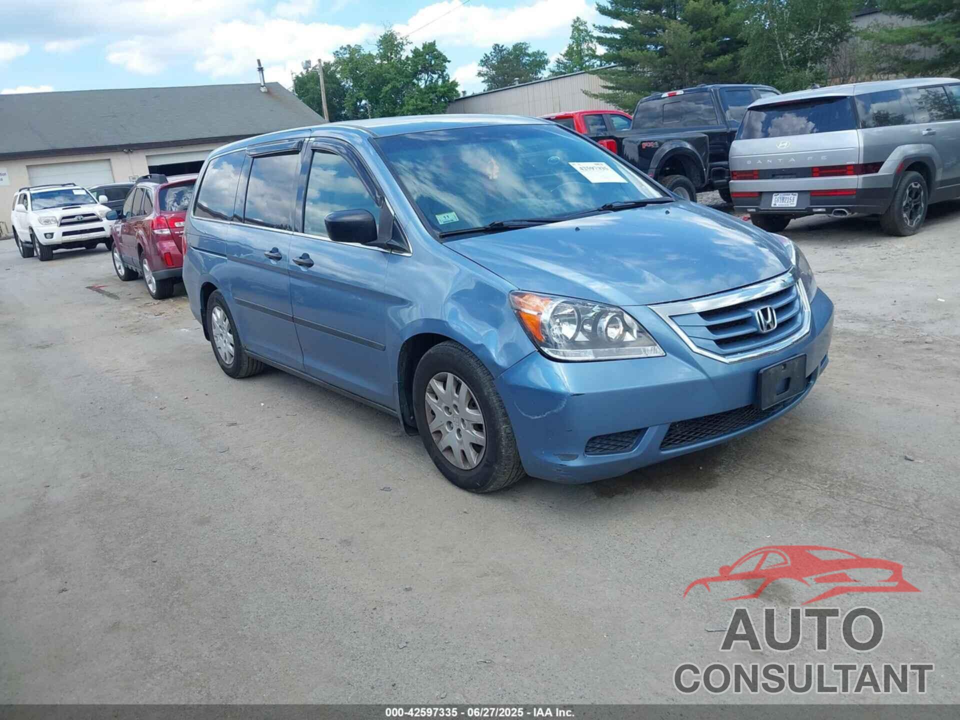 HONDA ODYSSEY 2010 - 5FNRL3H22AB012773