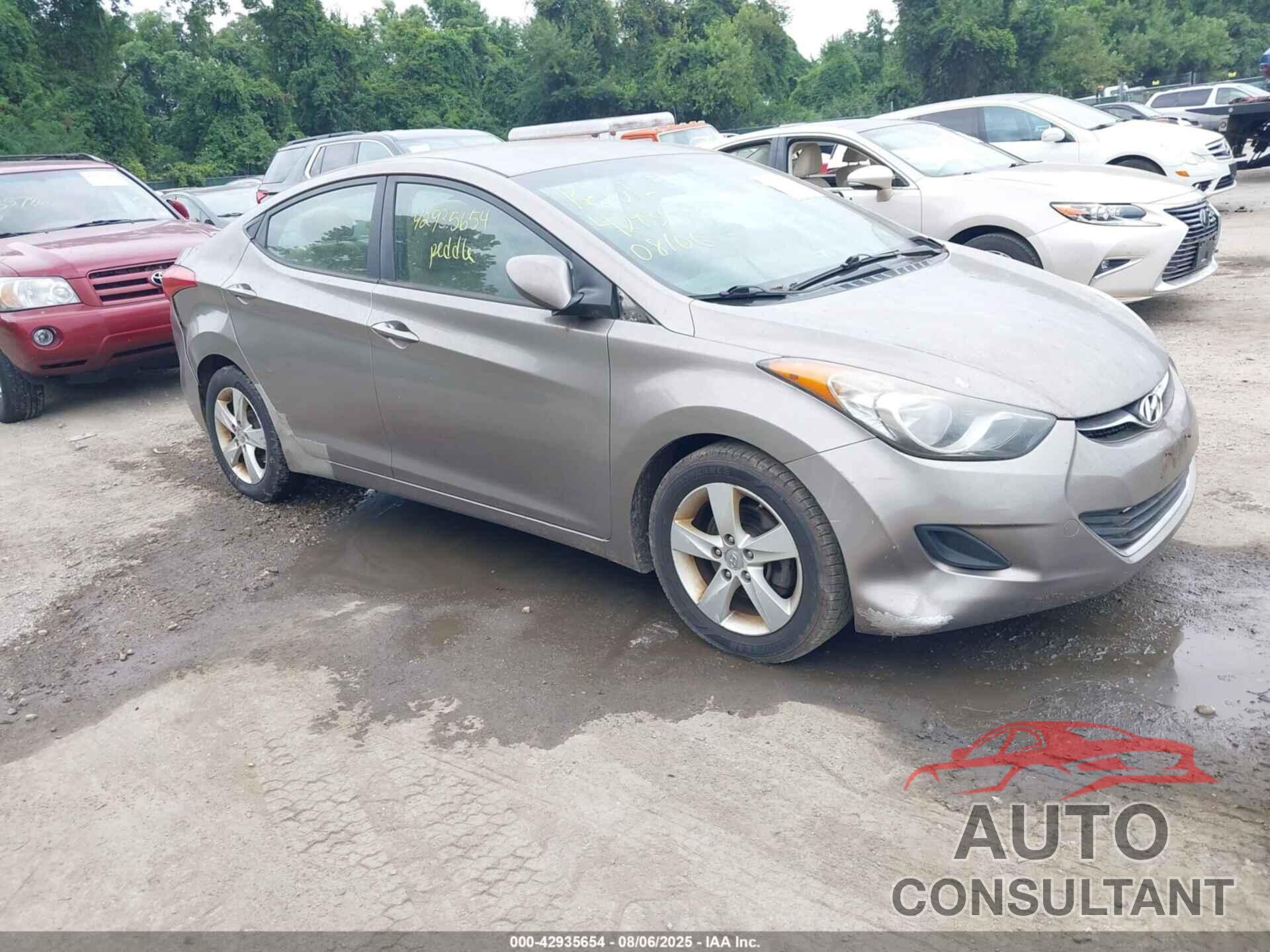 HYUNDAI ELANTRA 2013 - 5NPDH4AE6DH255806