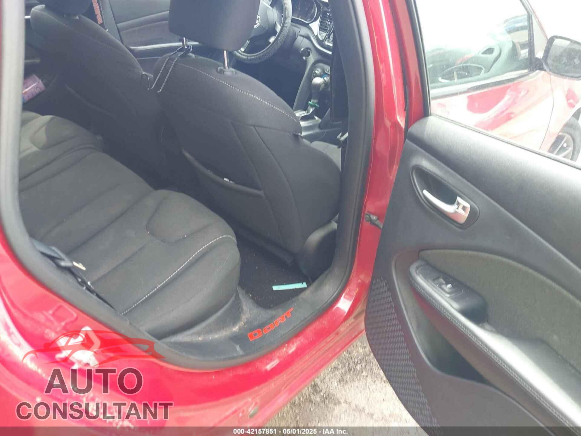 DODGE DART 2013 - 1C3CDFBA1DD295459