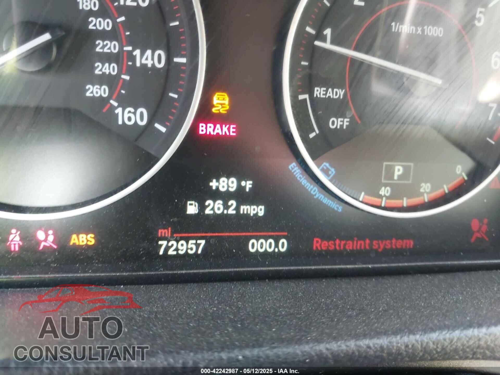 BMW 328I 2016 - WBA8E3G57GNU05967