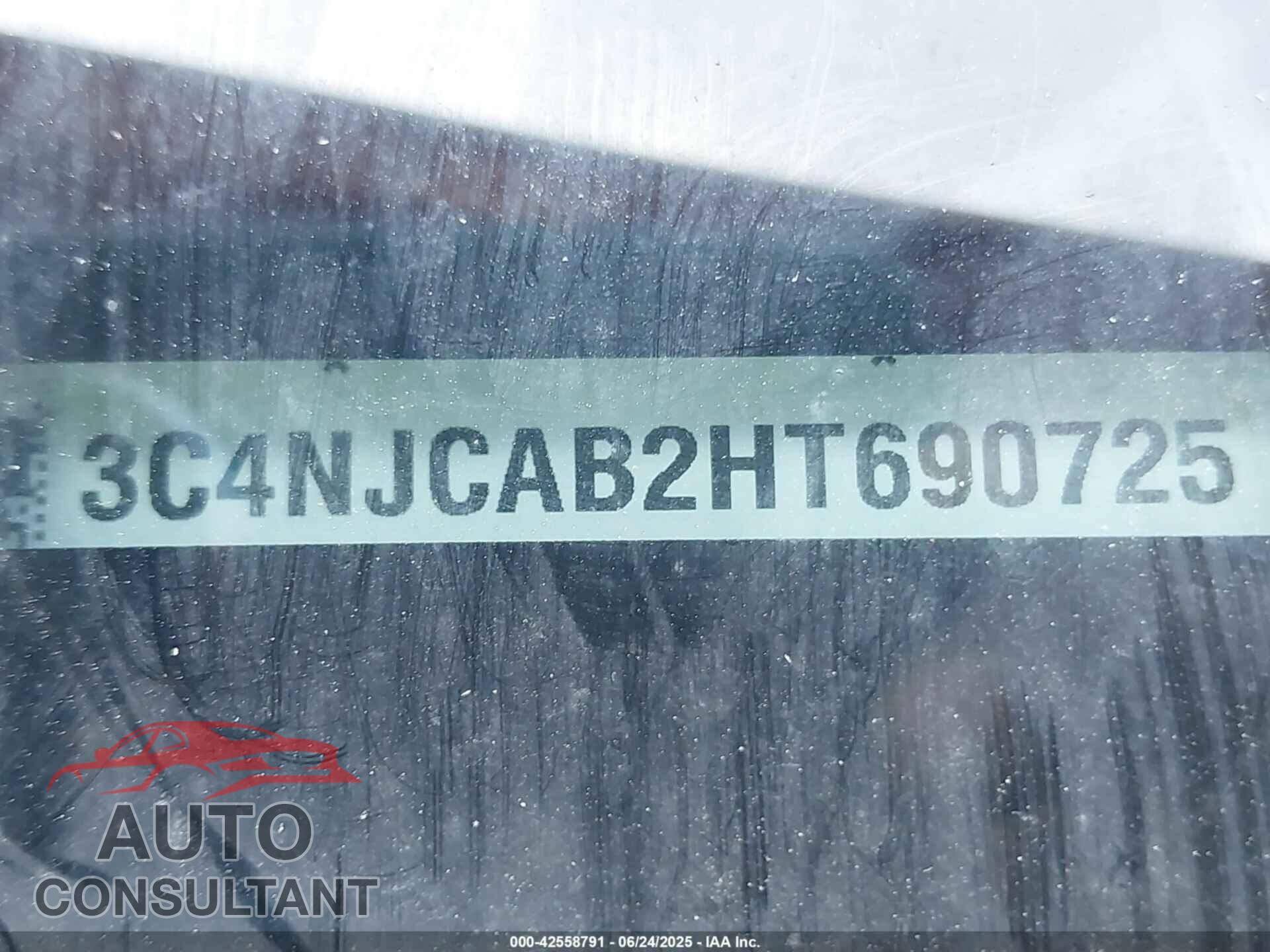 JEEP NEW COMPASS 2017 - 3C4NJCAB2HT690725