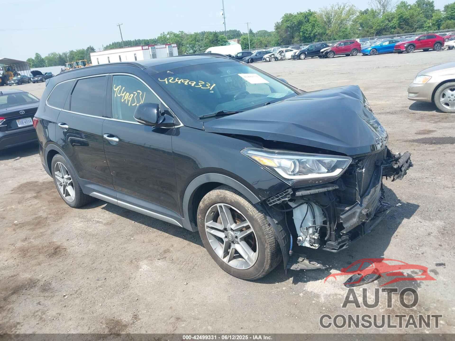 HYUNDAI SANTA FE 2017 - KM8SRDHF1HU168180