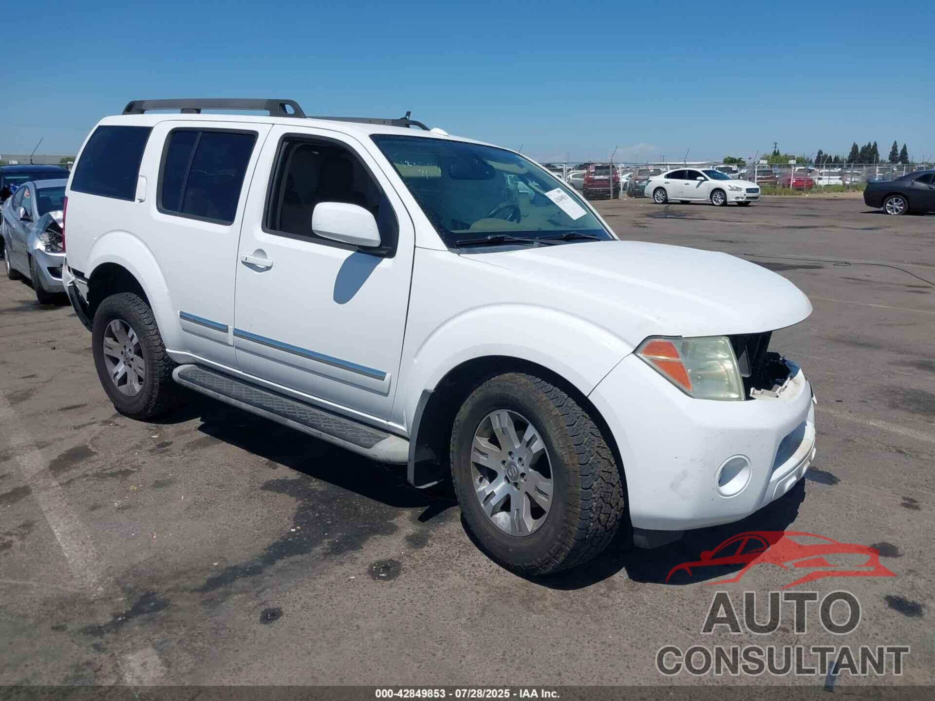 NISSAN PATHFINDER 2012 - 5N1AR1NB7CC600250