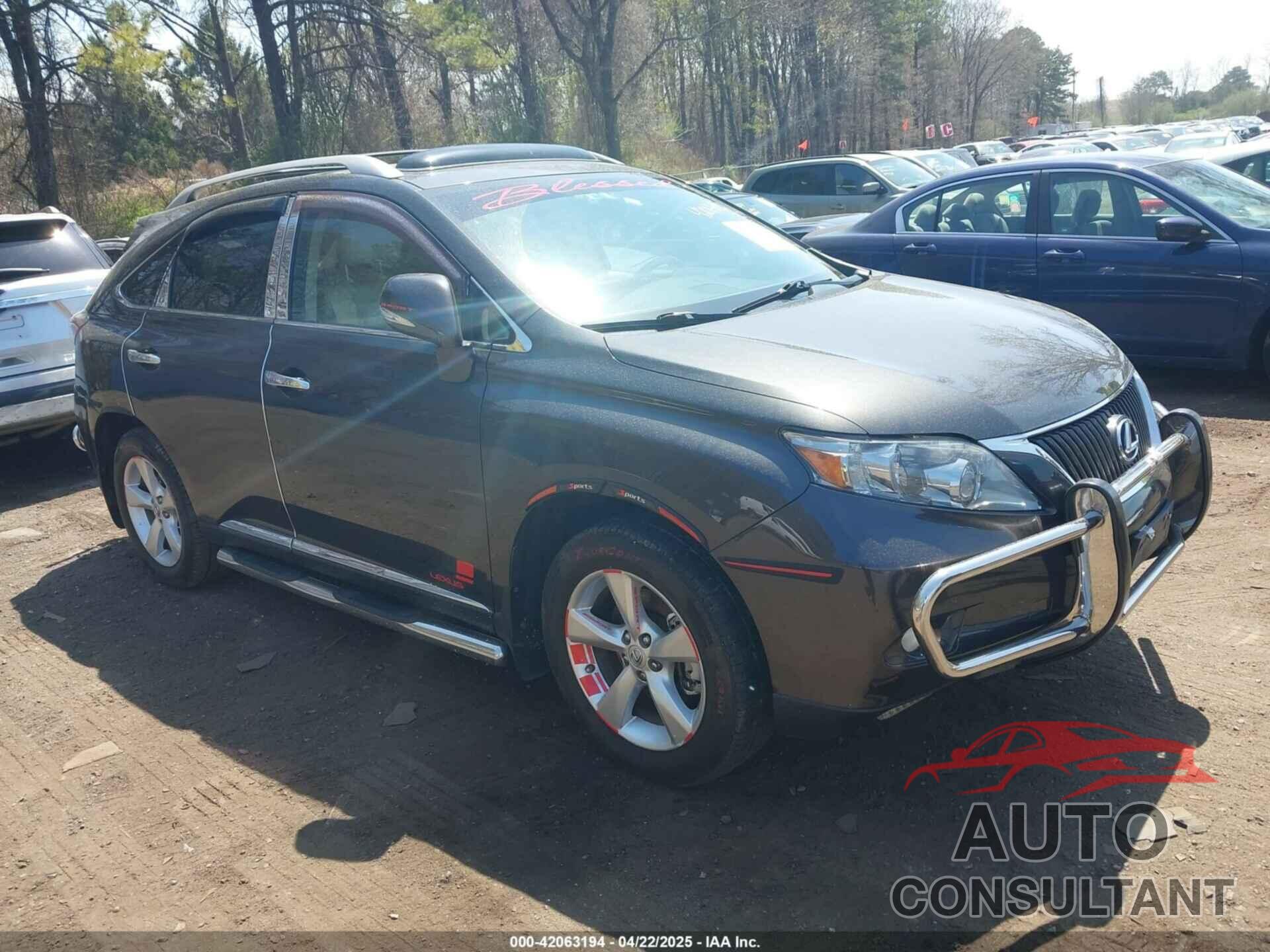 LEXUS RX 350 2010 - 2T2BK1BA4AC048800