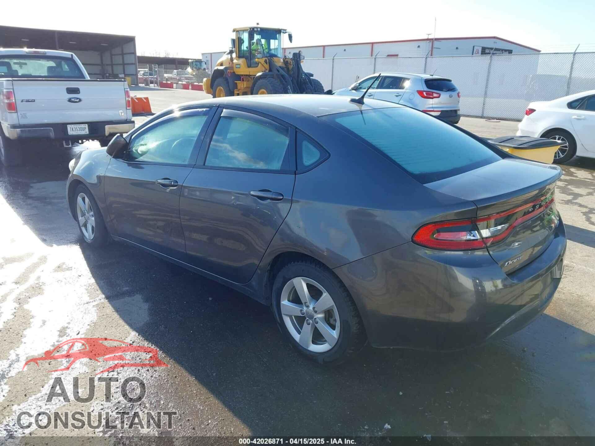 DODGE DART 2015 - 1C3CDFBB9FD330289