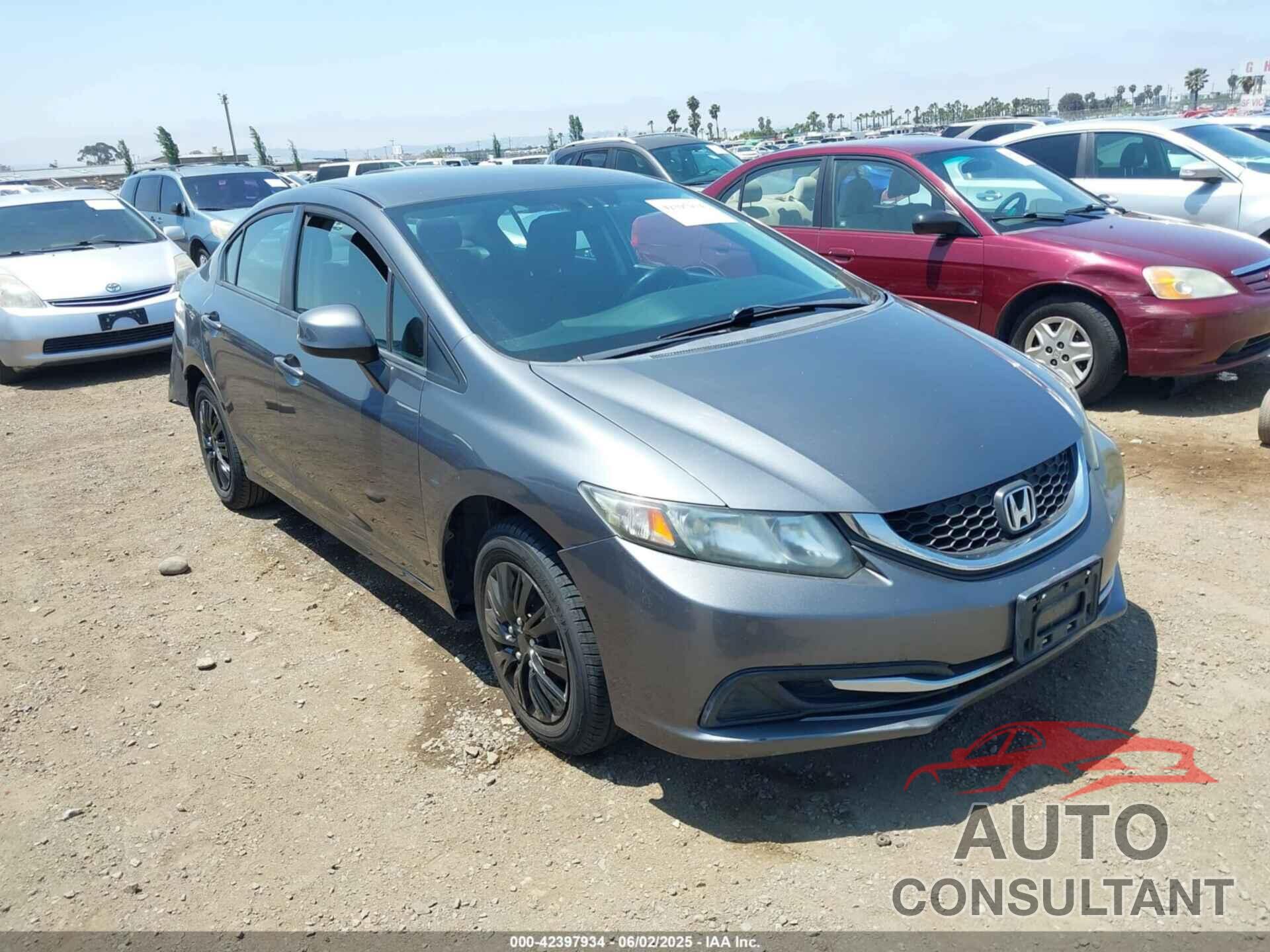 HONDA CIVIC 2013 - 19XFB2F59DE243564