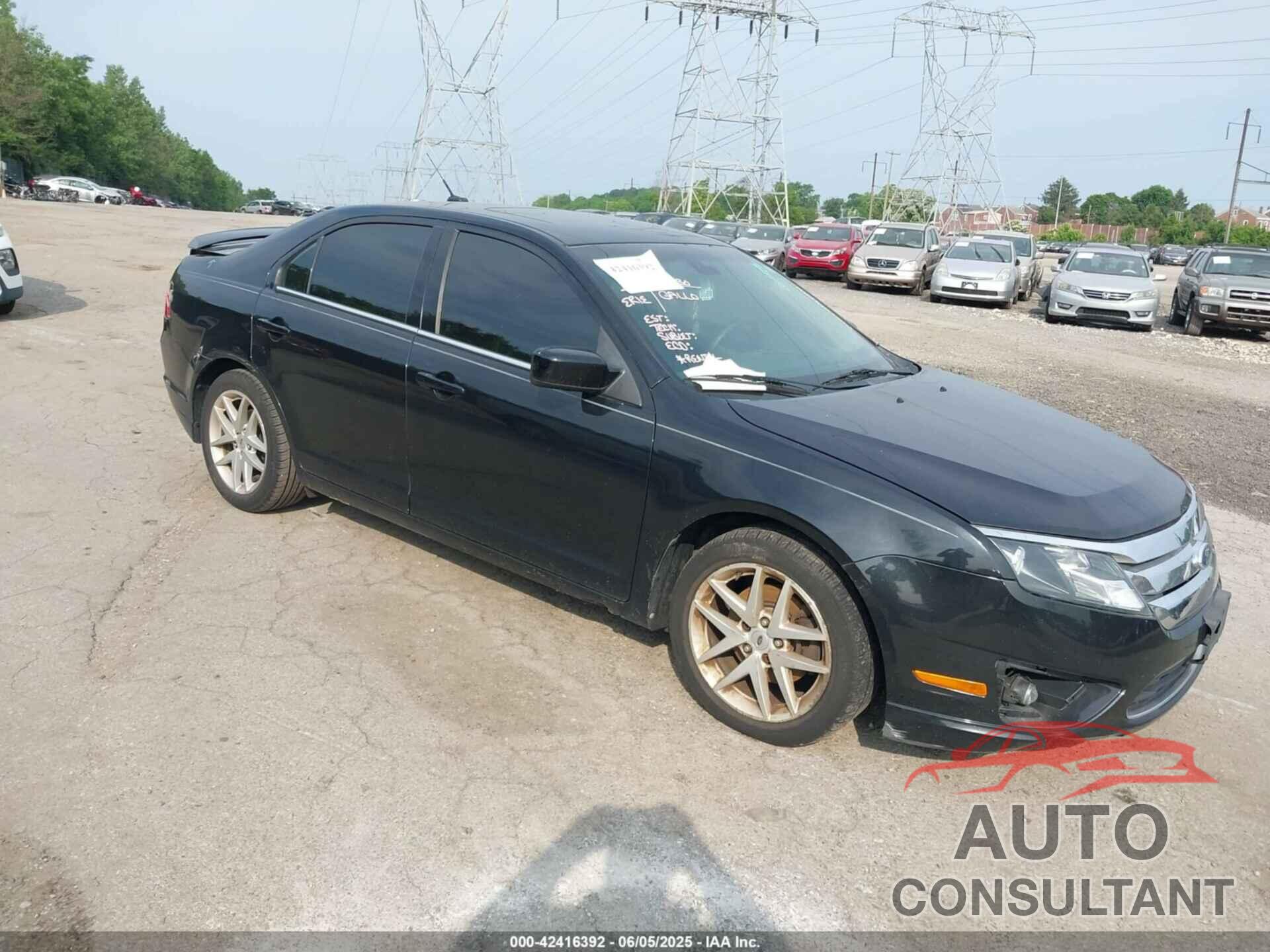 FORD FUSION 2012 - 3FAHP0JA3CR183720