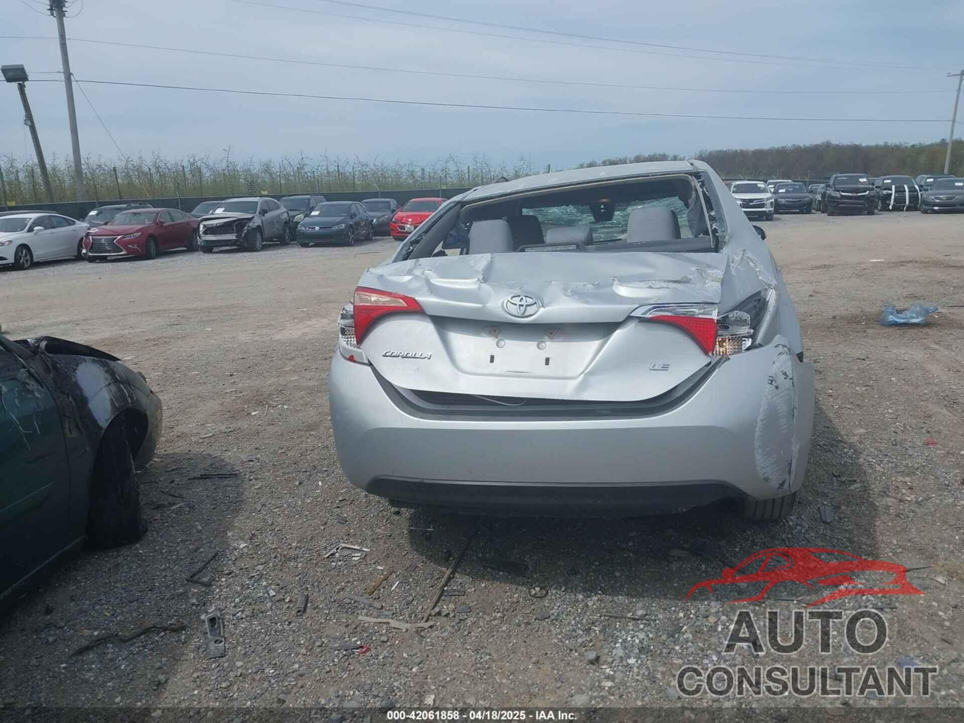 TOYOTA COROLLA 2017 - 2T1BURHE0HC782559