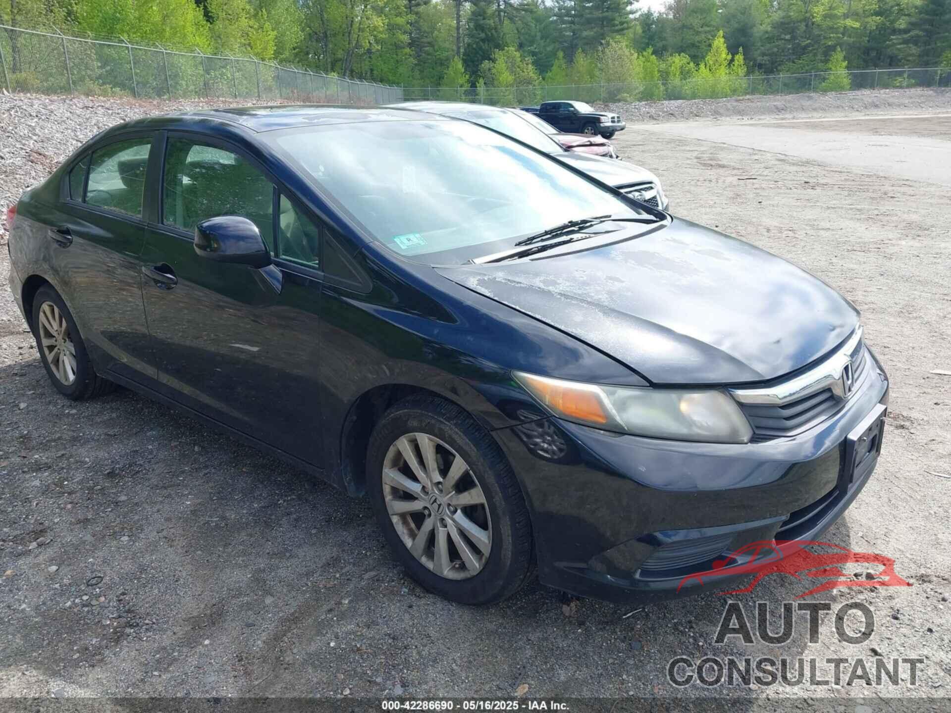HONDA CIVIC 2012 - 2HGFB2F8XCH508099