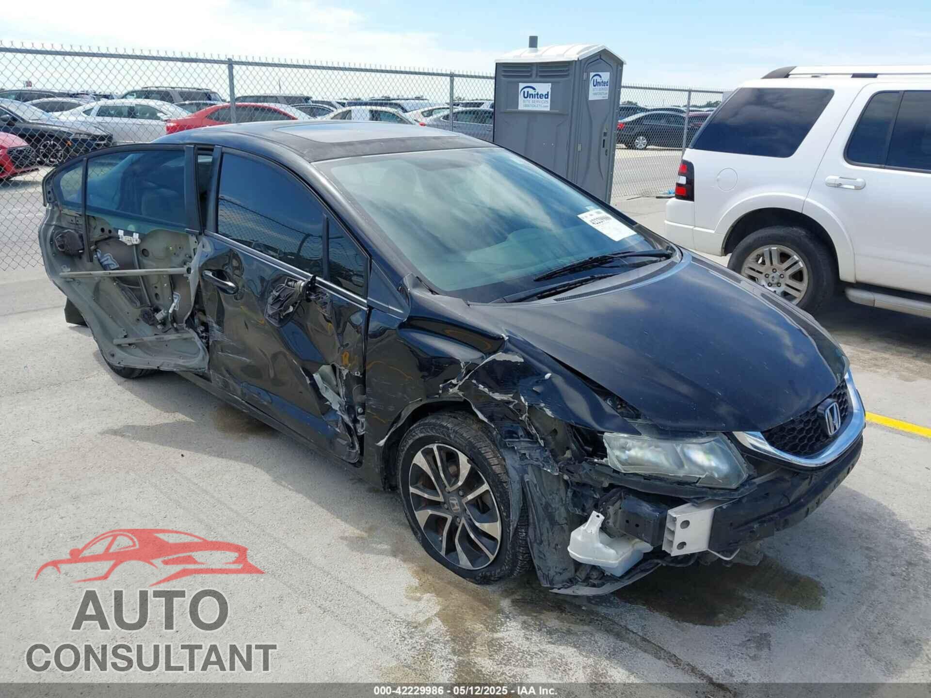 HONDA CIVIC 2013 - 19XFB2F88DE097068