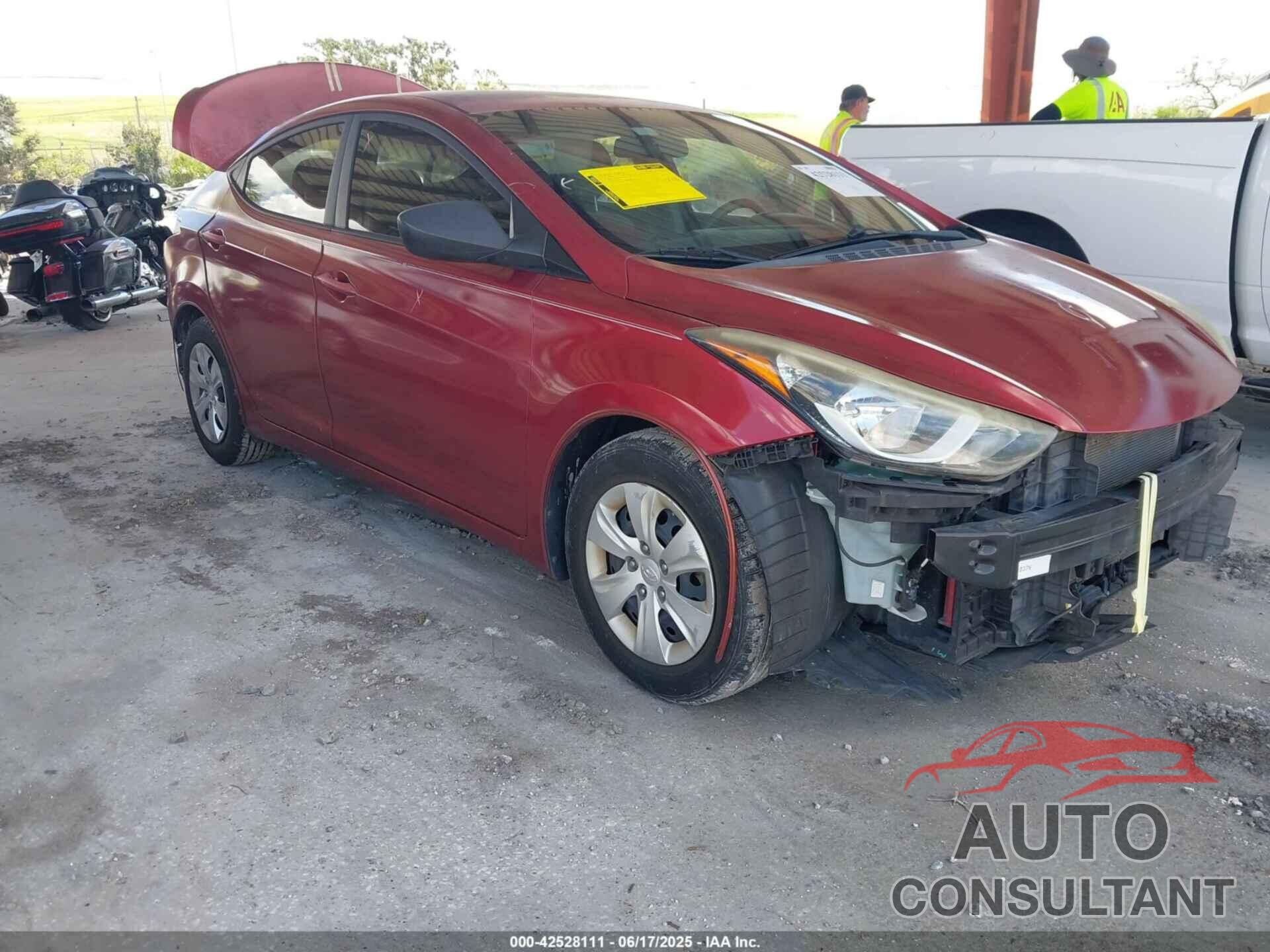 HYUNDAI ELANTRA 2016 - 5NPDH4AE6GH781602