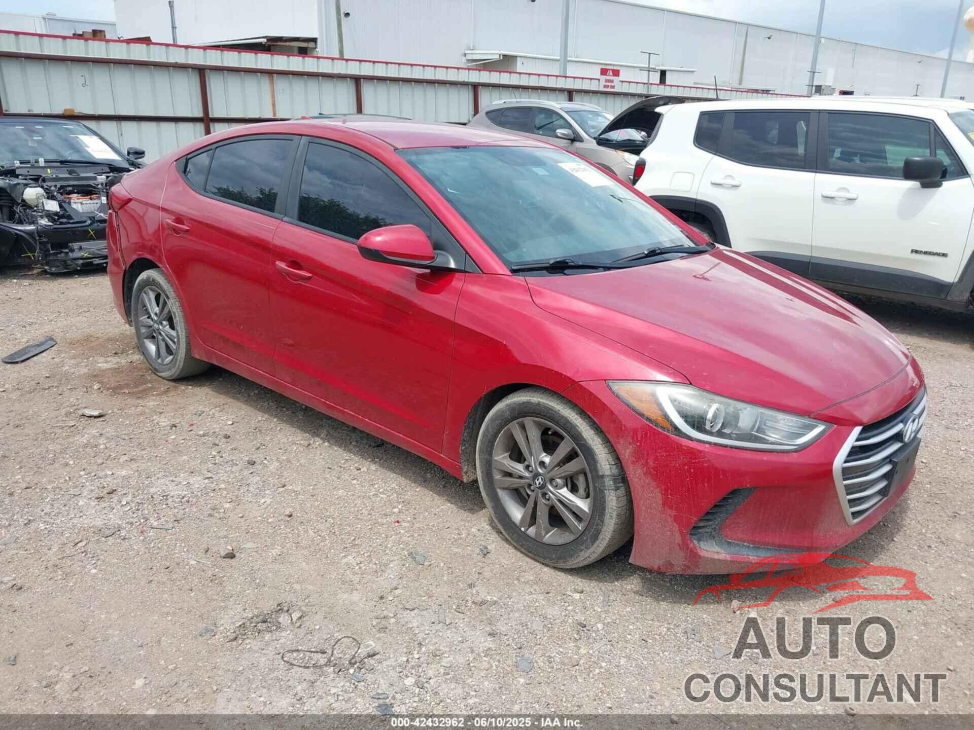 HYUNDAI ELANTRA 2017 - 5NPD84LF5HH002813