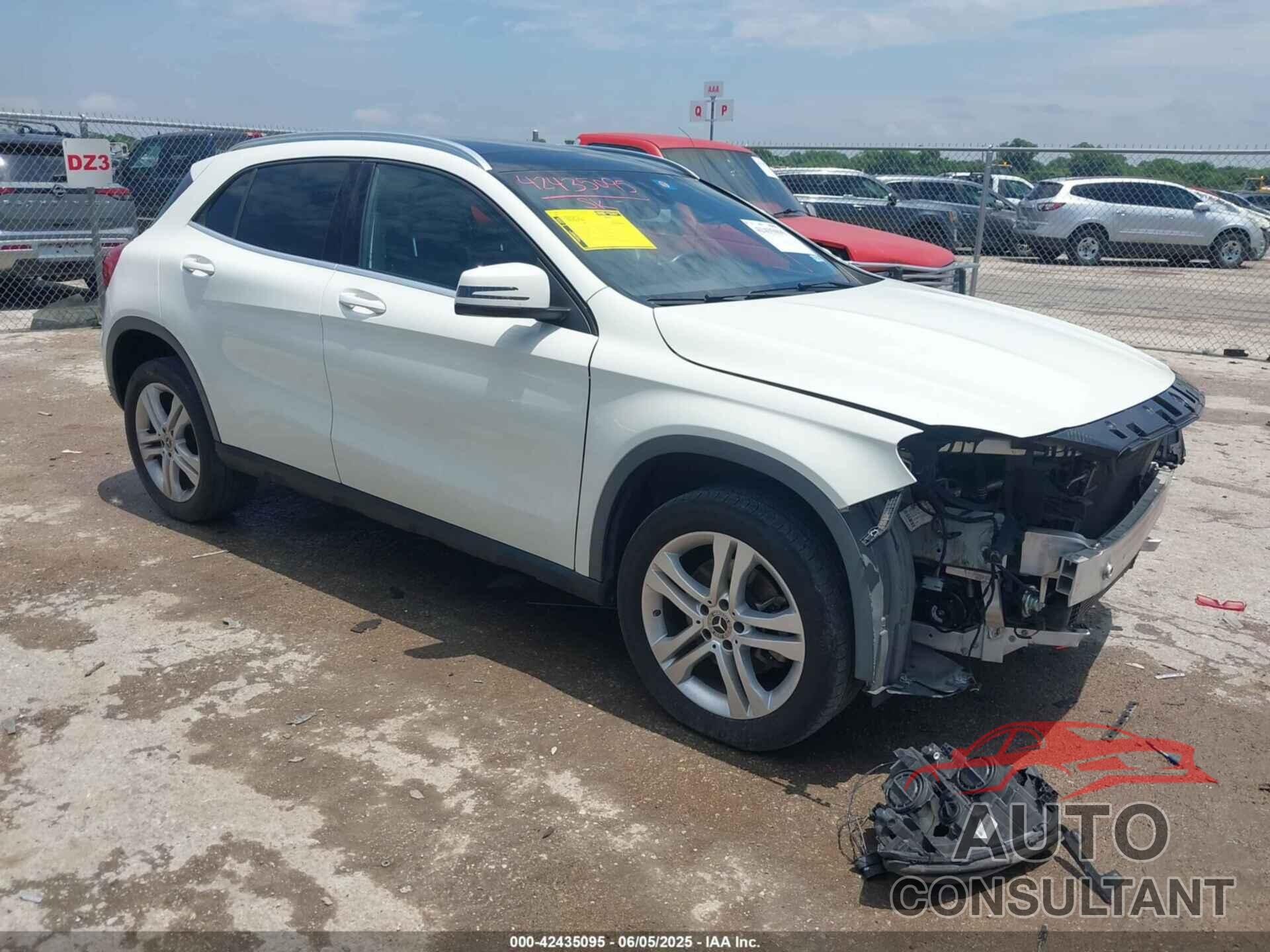 MERCEDES-BENZ GLA 250 2018 - WDCTG4EB4JJ432946