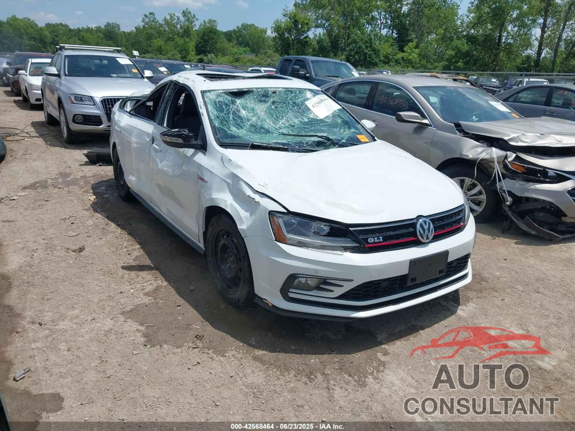 VOLKSWAGEN JETTA 2017 - 3VW4T7AJXHM209289