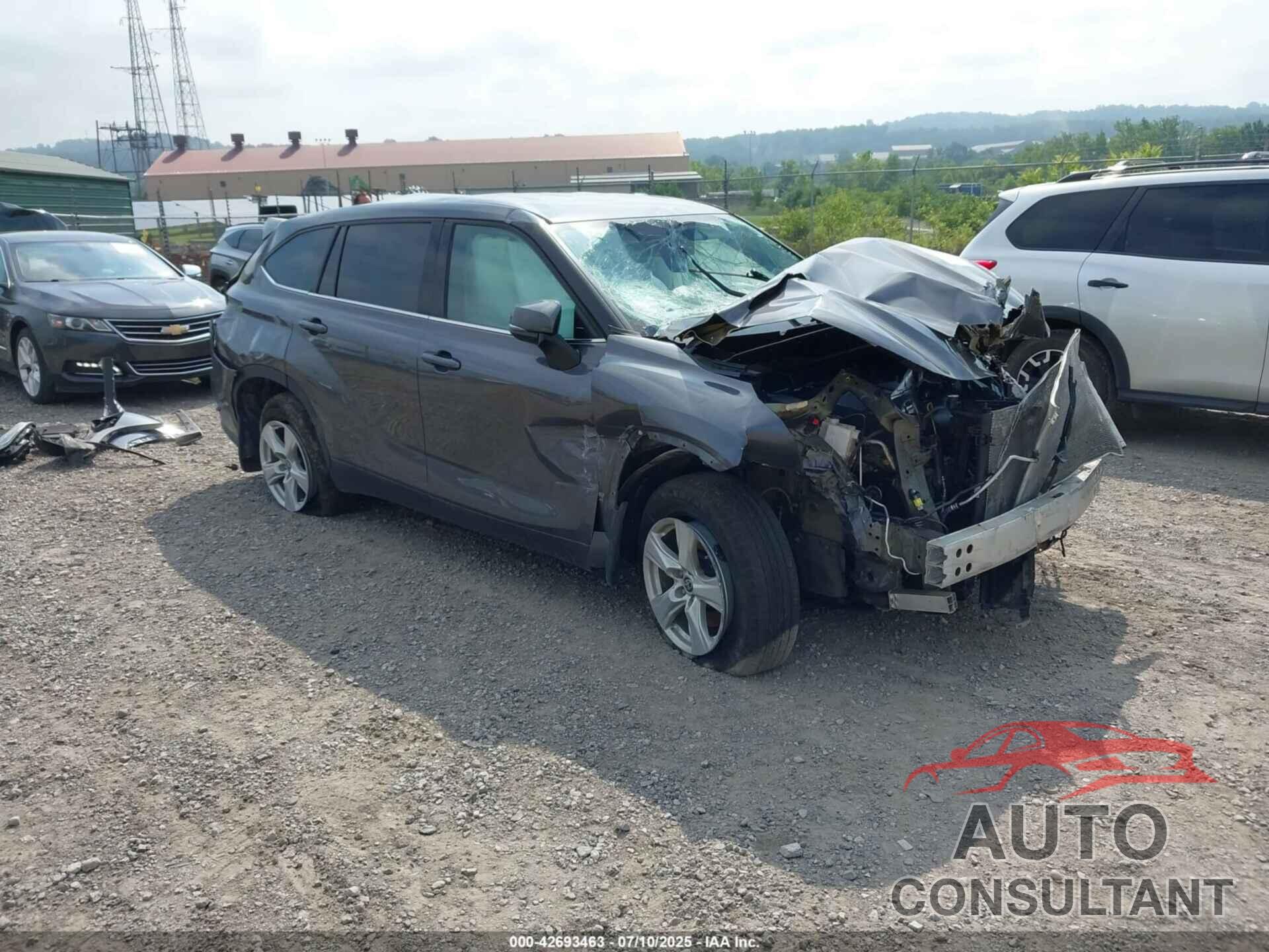 TOYOTA HIGHLANDER 2022 - 5TDBZRBH8NS186848