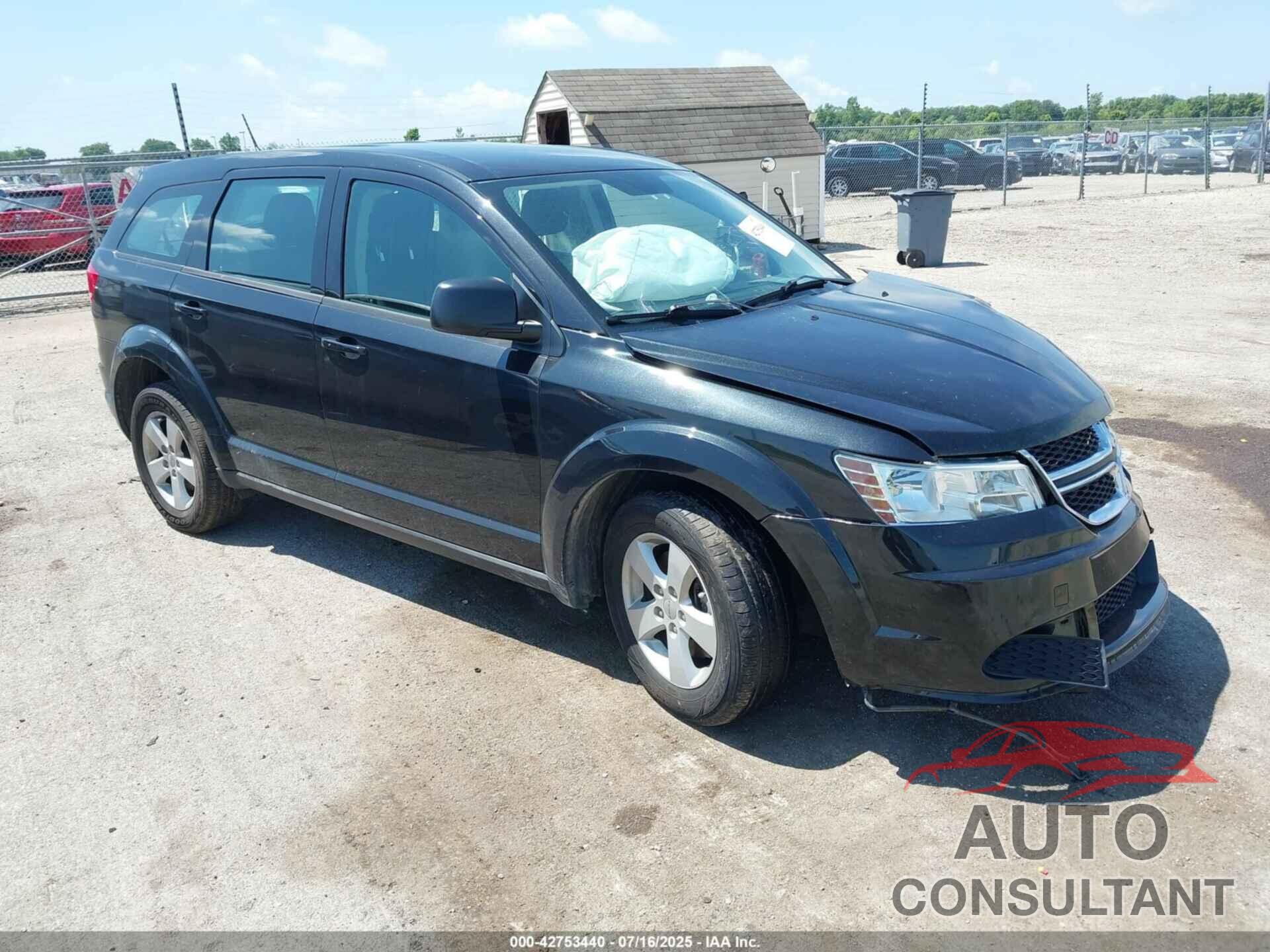 DODGE JOURNEY 2013 - 3C4PDCAB7DT510553