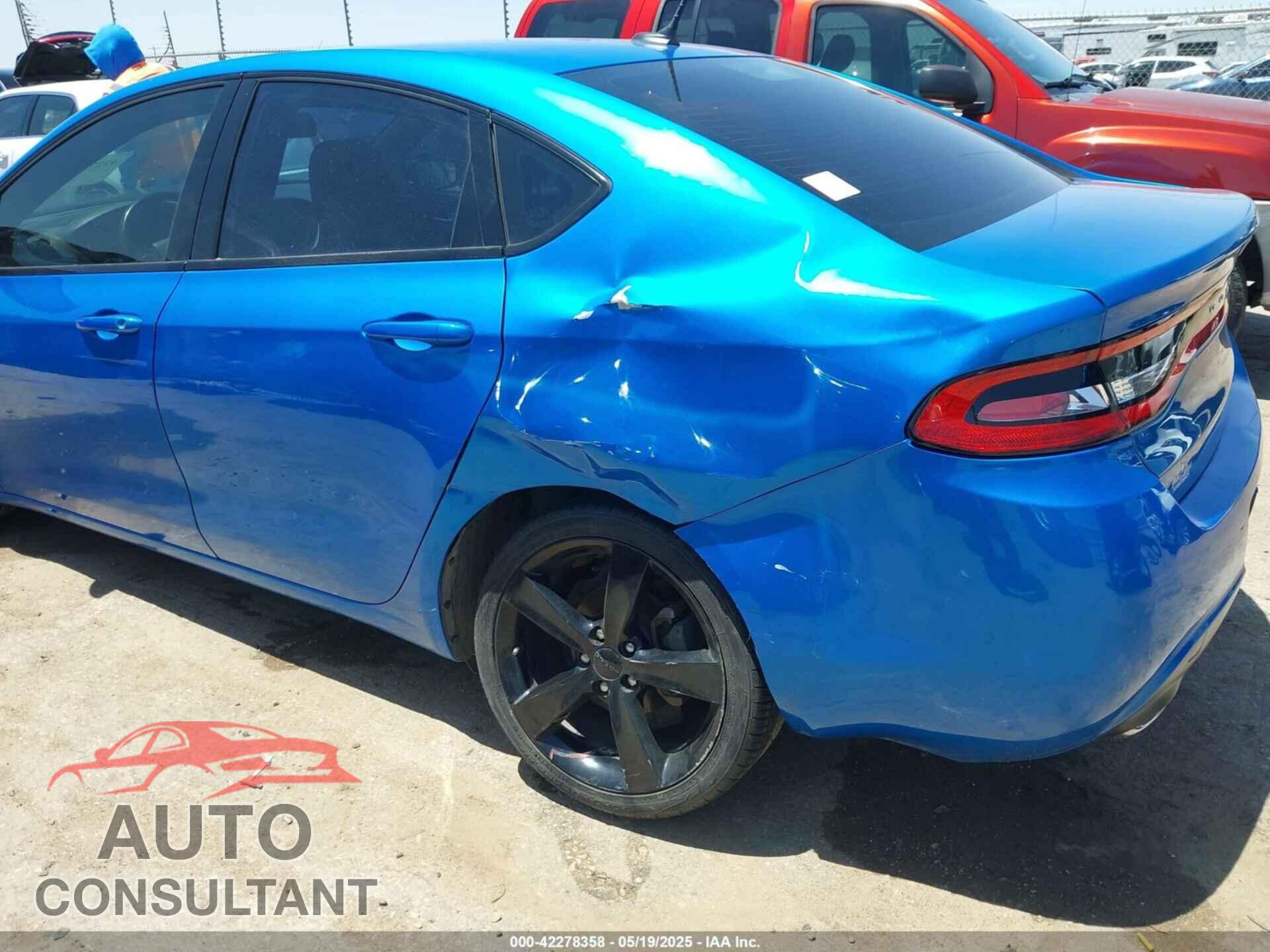 DODGE DART 2016 - 1C3CDFBB7GD629989