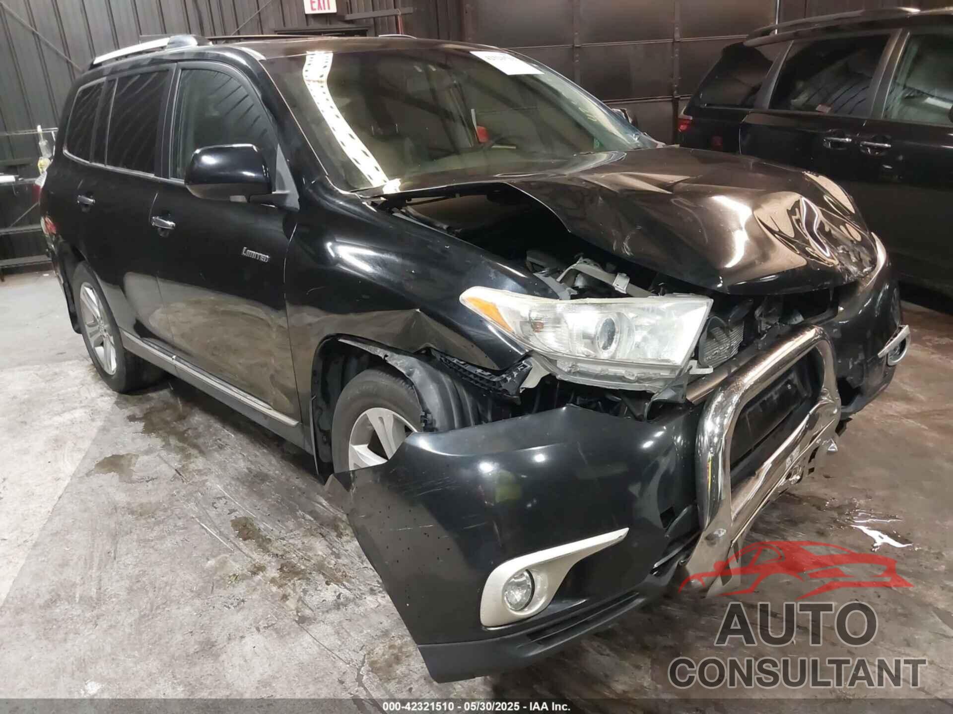 TOYOTA HIGHLANDER 2012 - 5TDDK3EH4CS147130