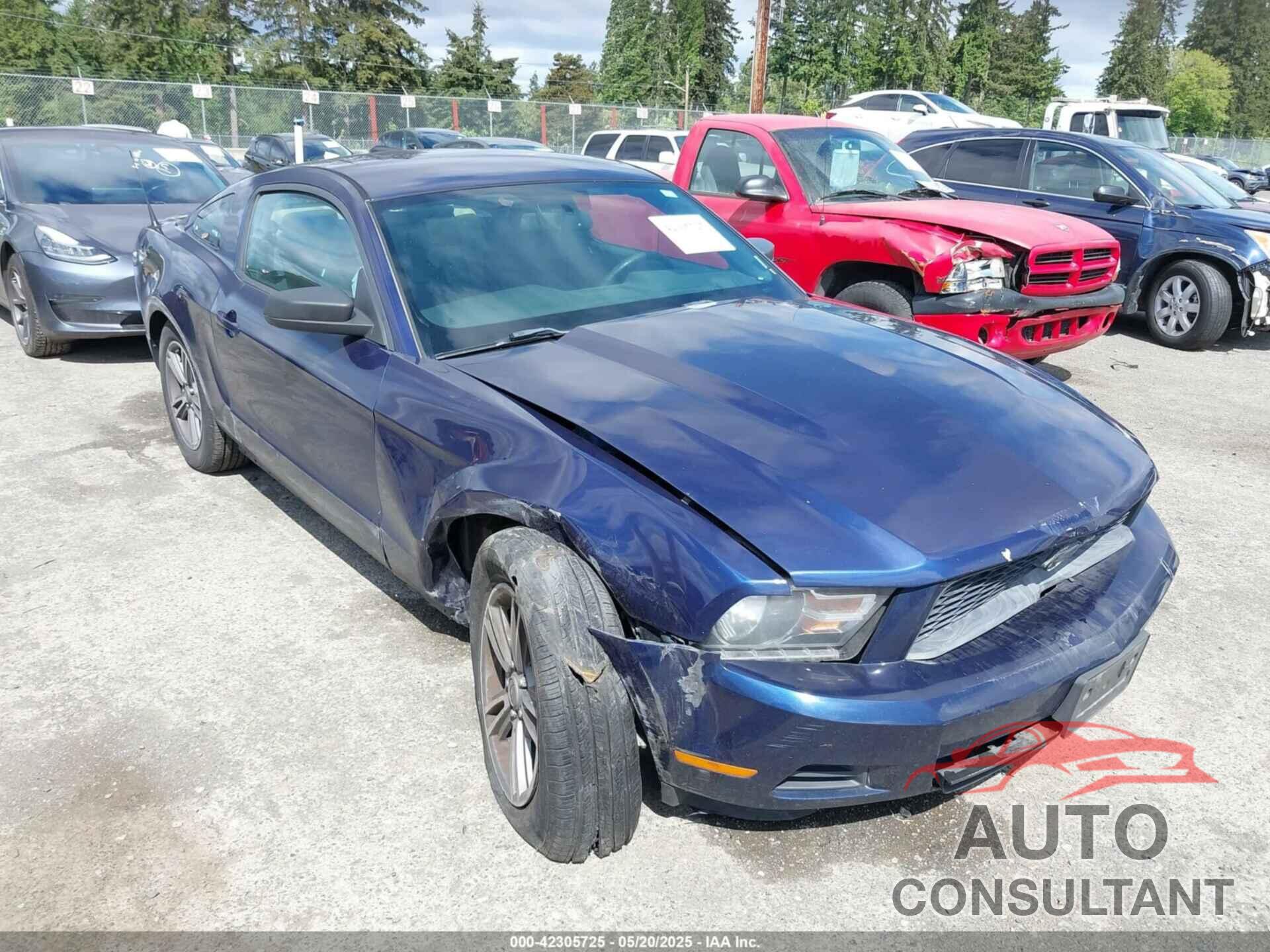 FORD MUSTANG 2012 - 1ZVBP8AM6C5286607