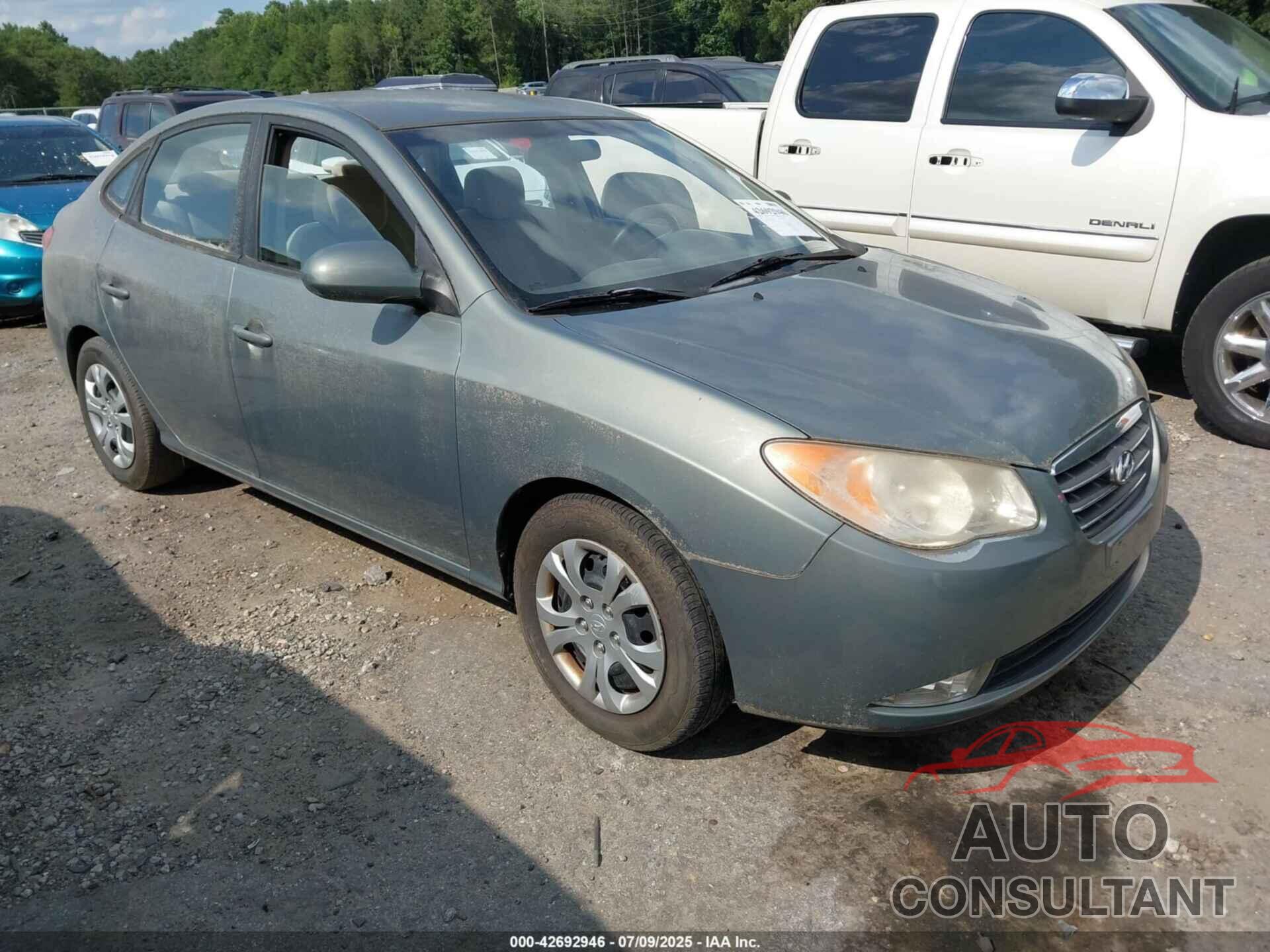 HYUNDAI ELANTRA 2009 - KMHDU46D99U758055