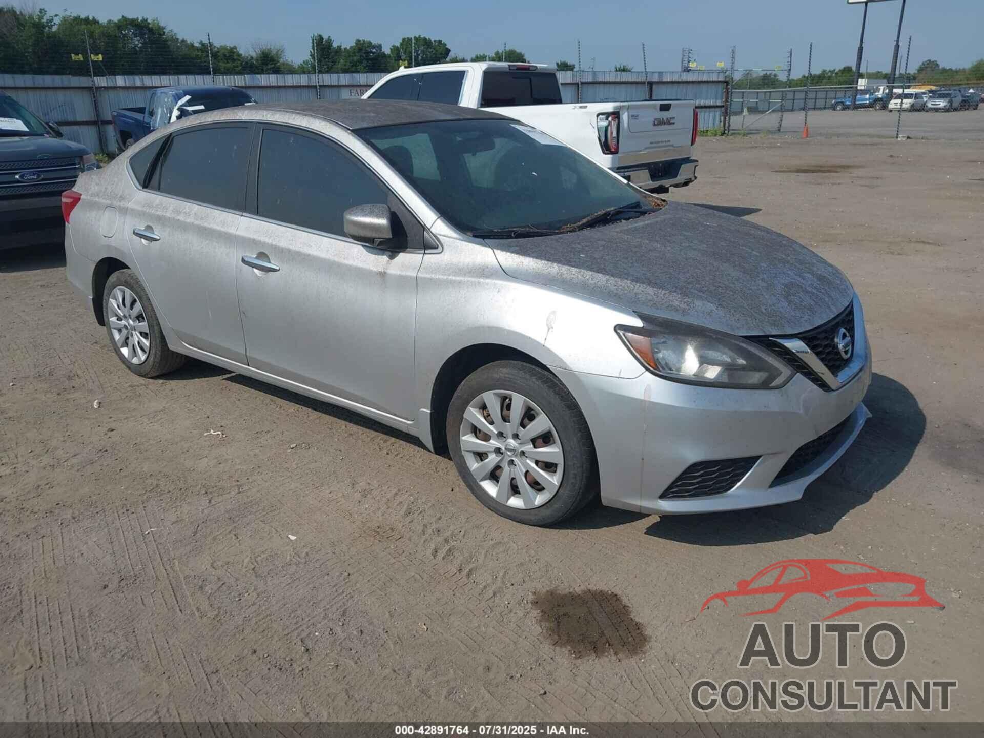 NISSAN SENTRA 2016 - 3N1AB7AP0GY267094