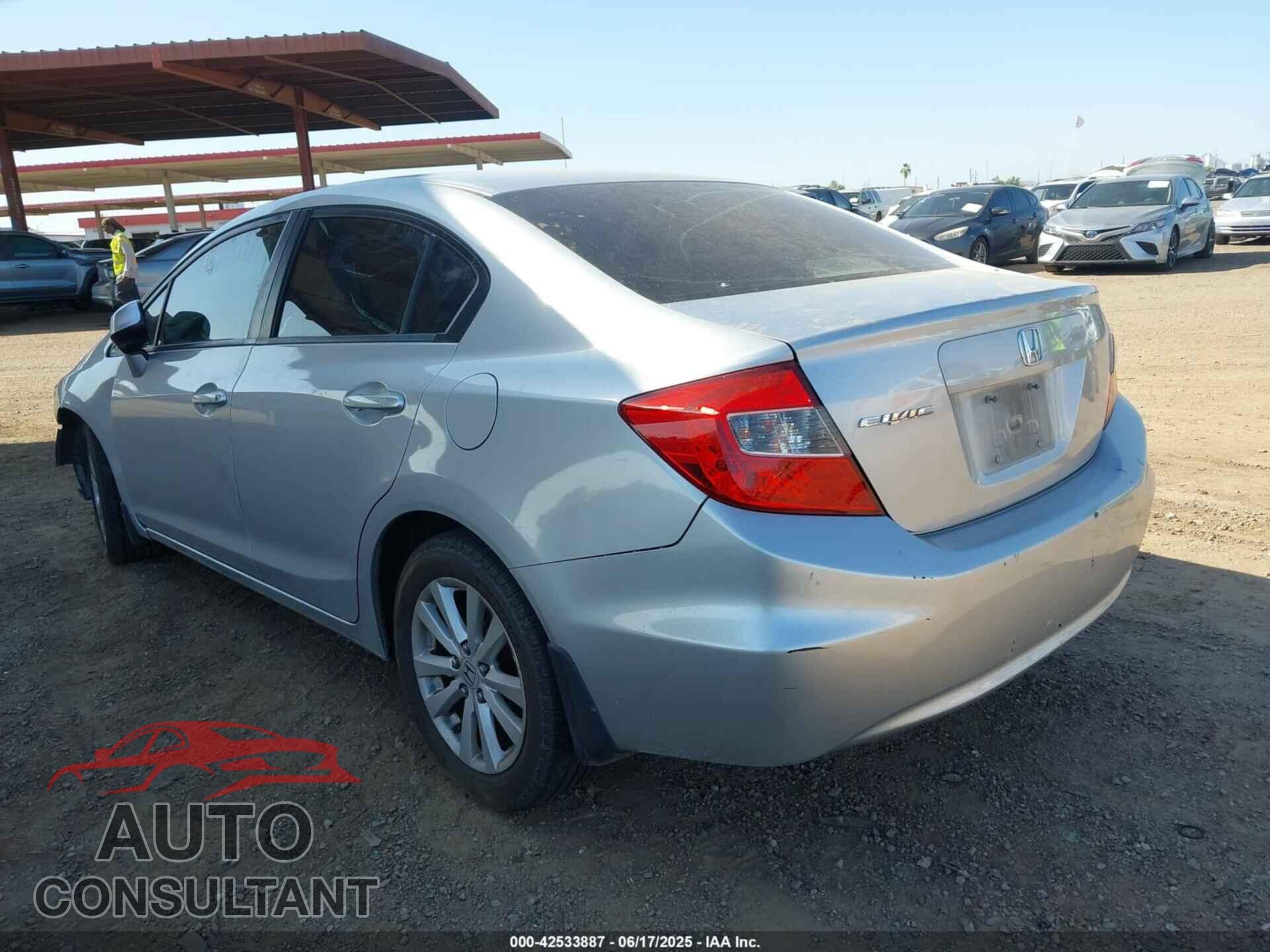 HONDA CIVIC 2012 - 2HGFB2F83CH593593