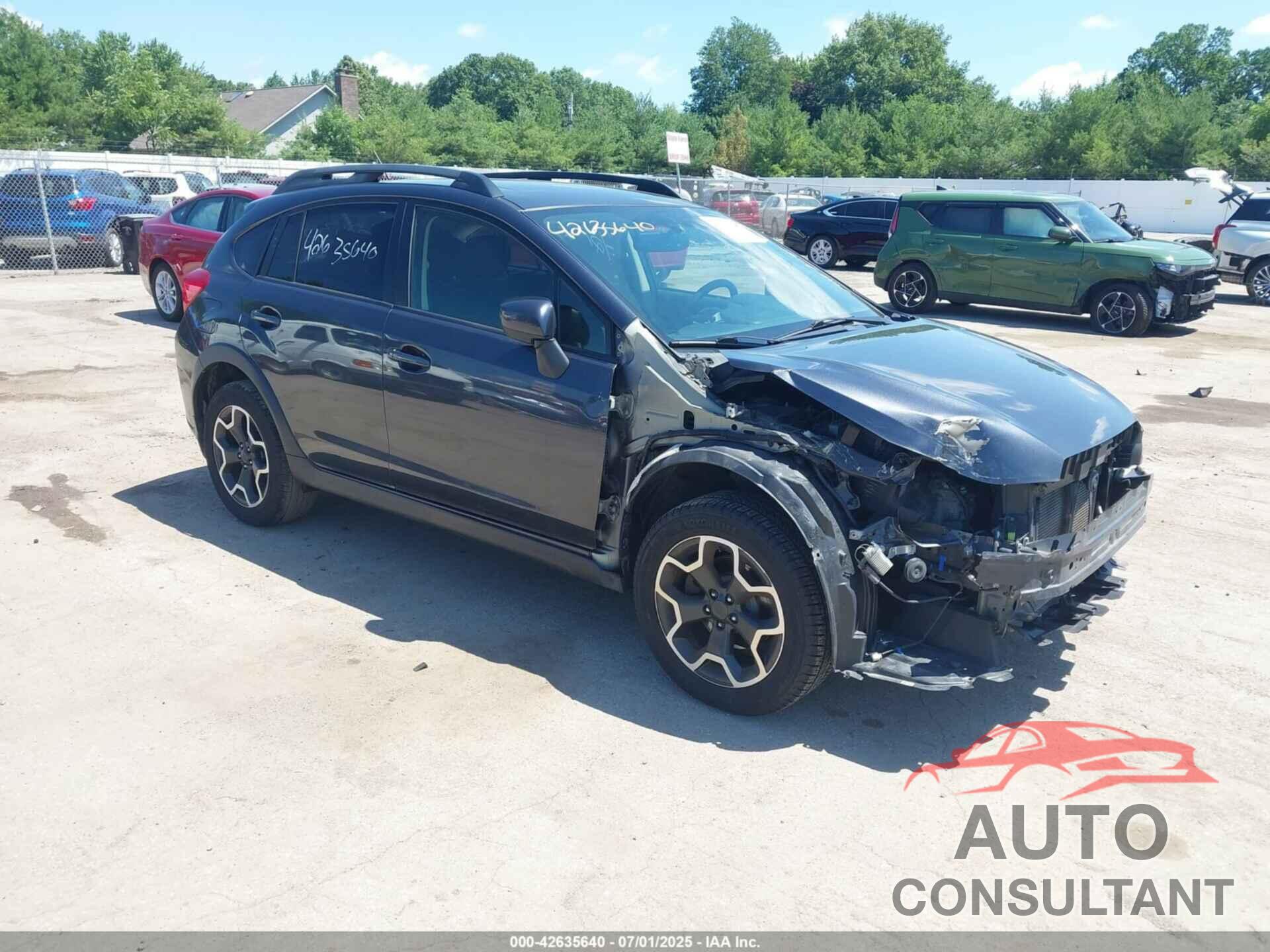 SUBARU XV CROSSTREK 2015 - JF2GPADC8F8251686