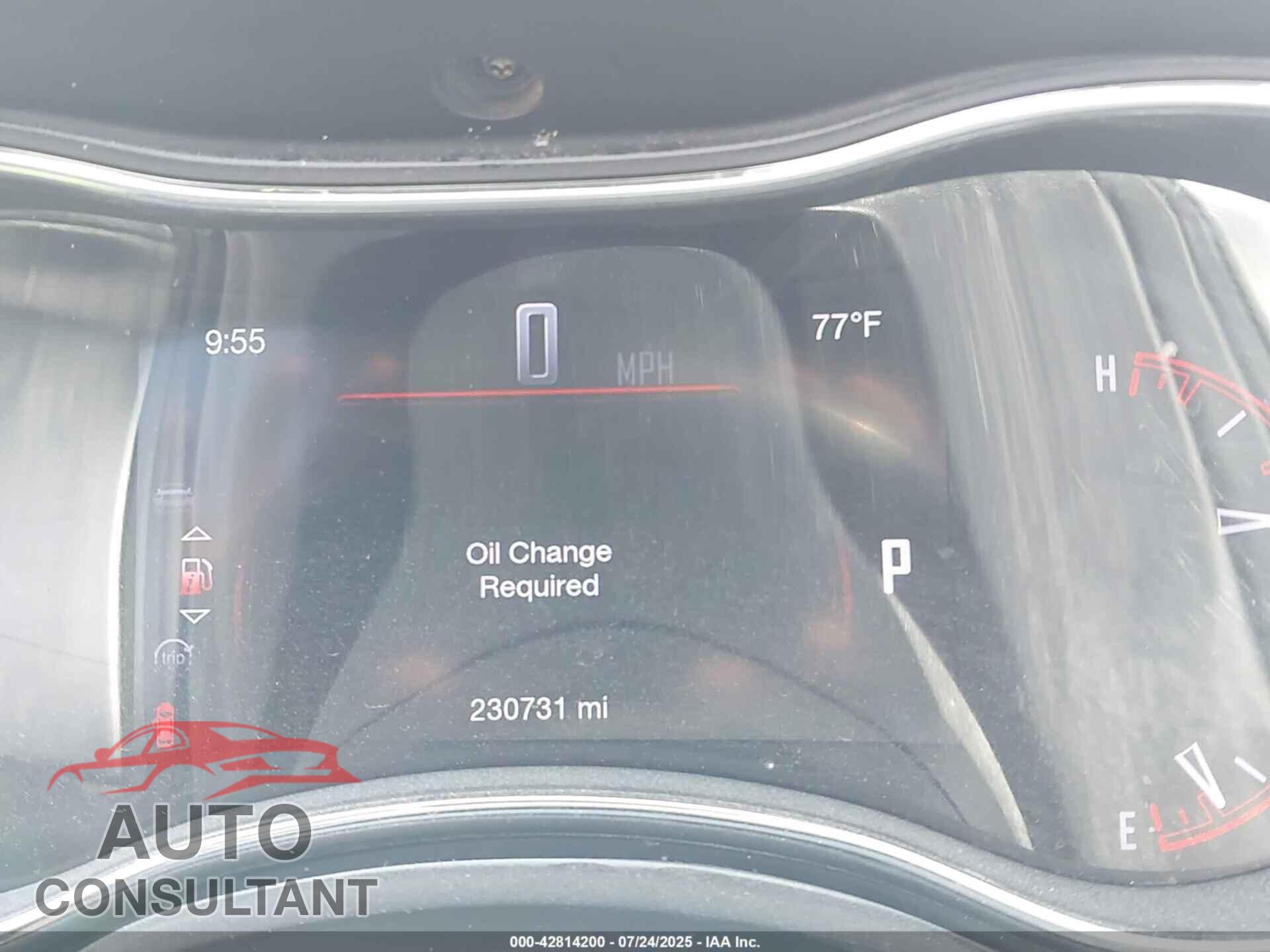 DODGE DURANGO 2016 - 1C4RDJDG4GC397729