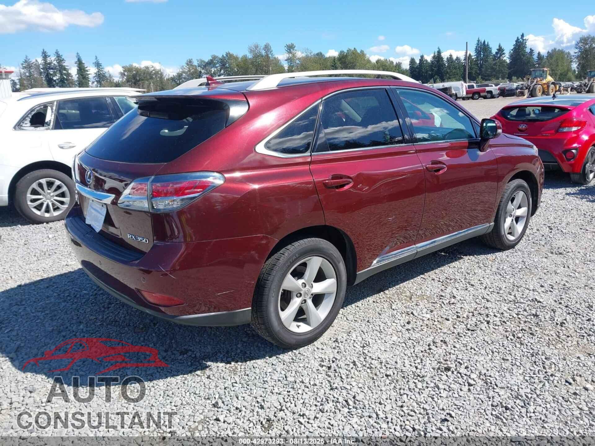 LEXUS RX 350 2013 - 2T2BK1BA6DC199366