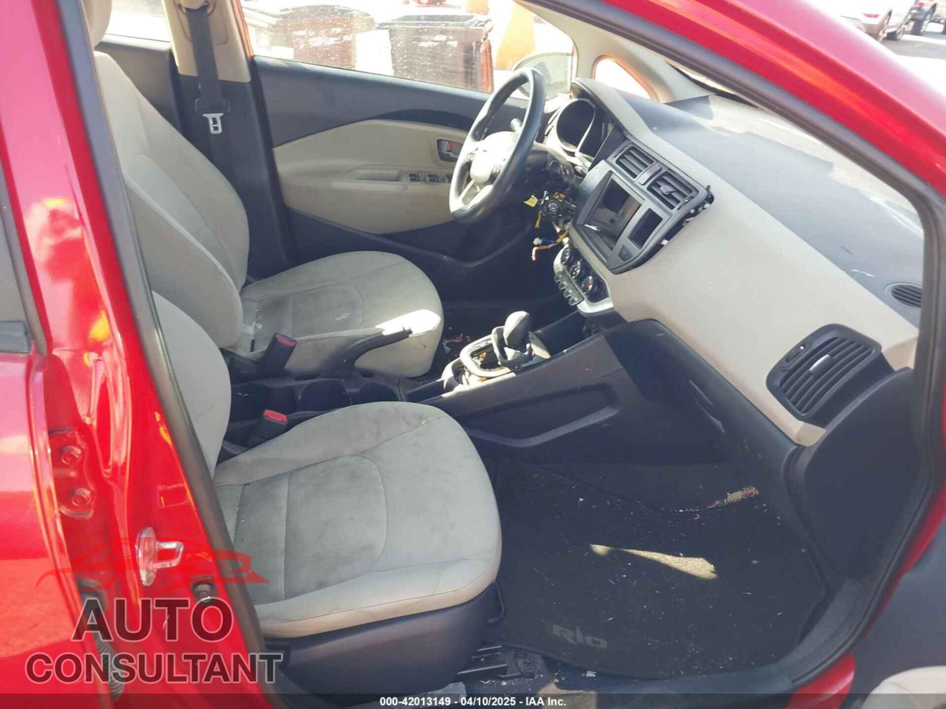 KIA RIO 2013 - KNADM5A35D6232959