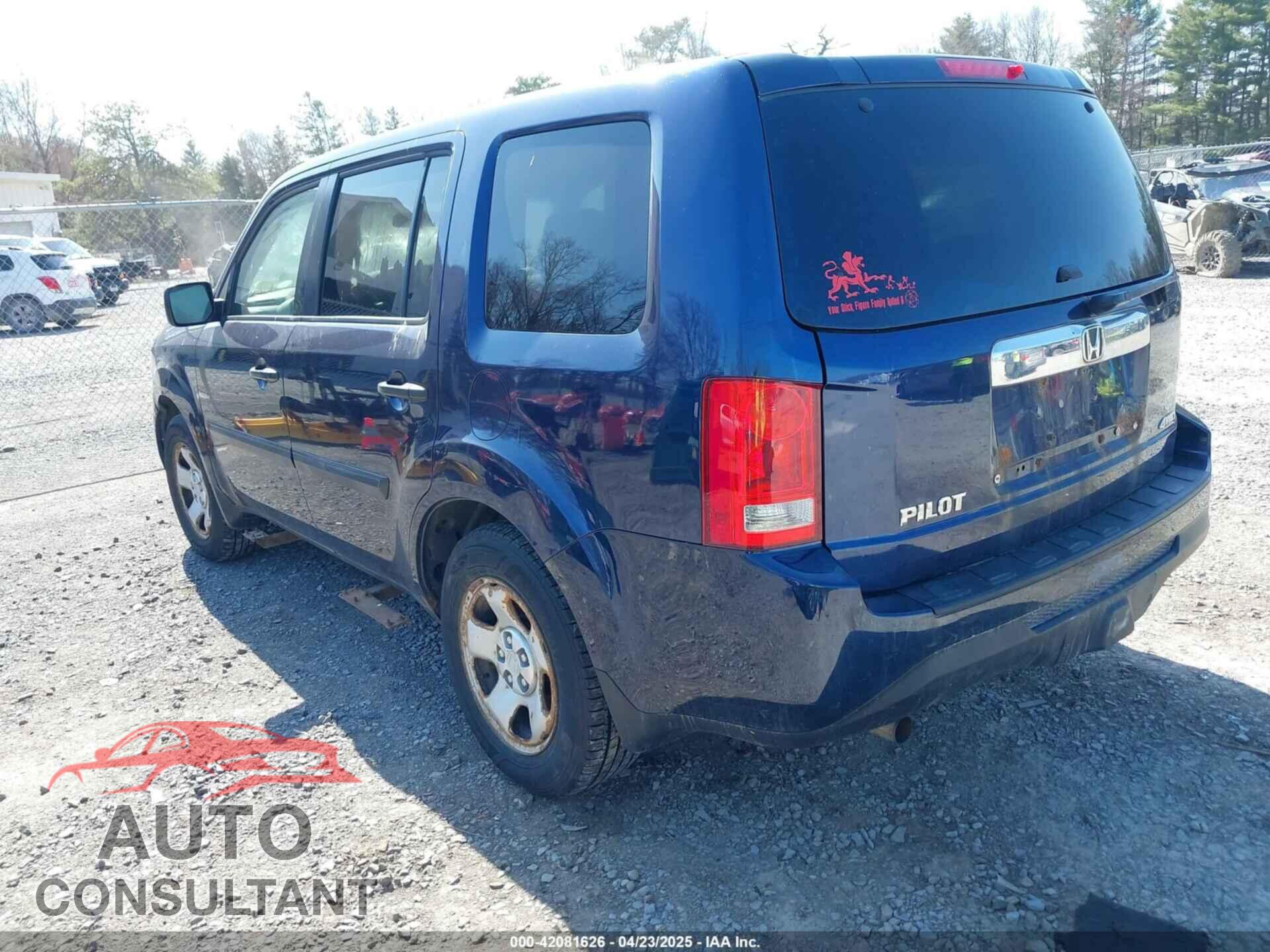 HONDA PILOT 2013 - 5FNYF4H28DB008787