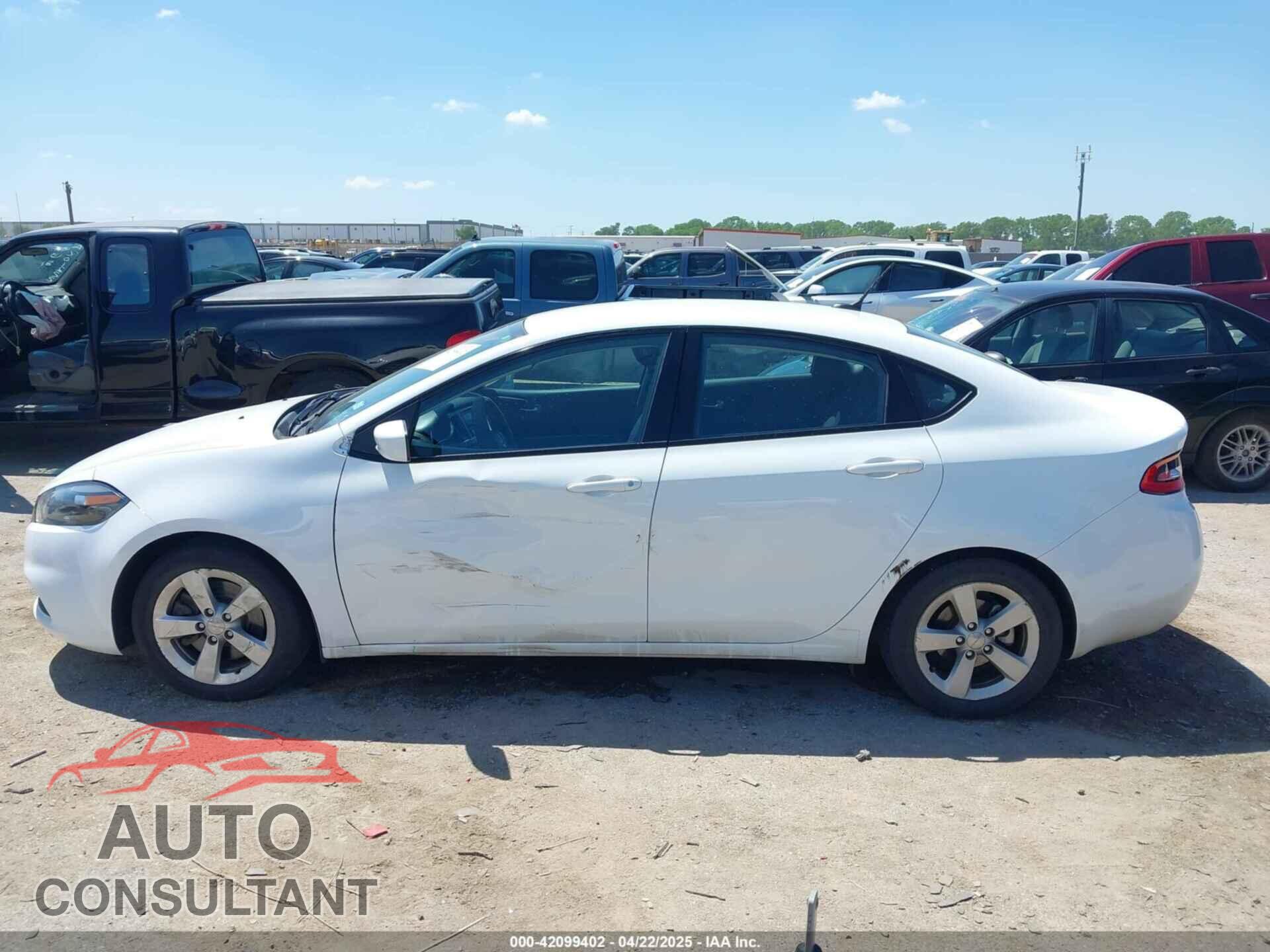 DODGE DART 2015 - 1C3CDFBB4FD152825