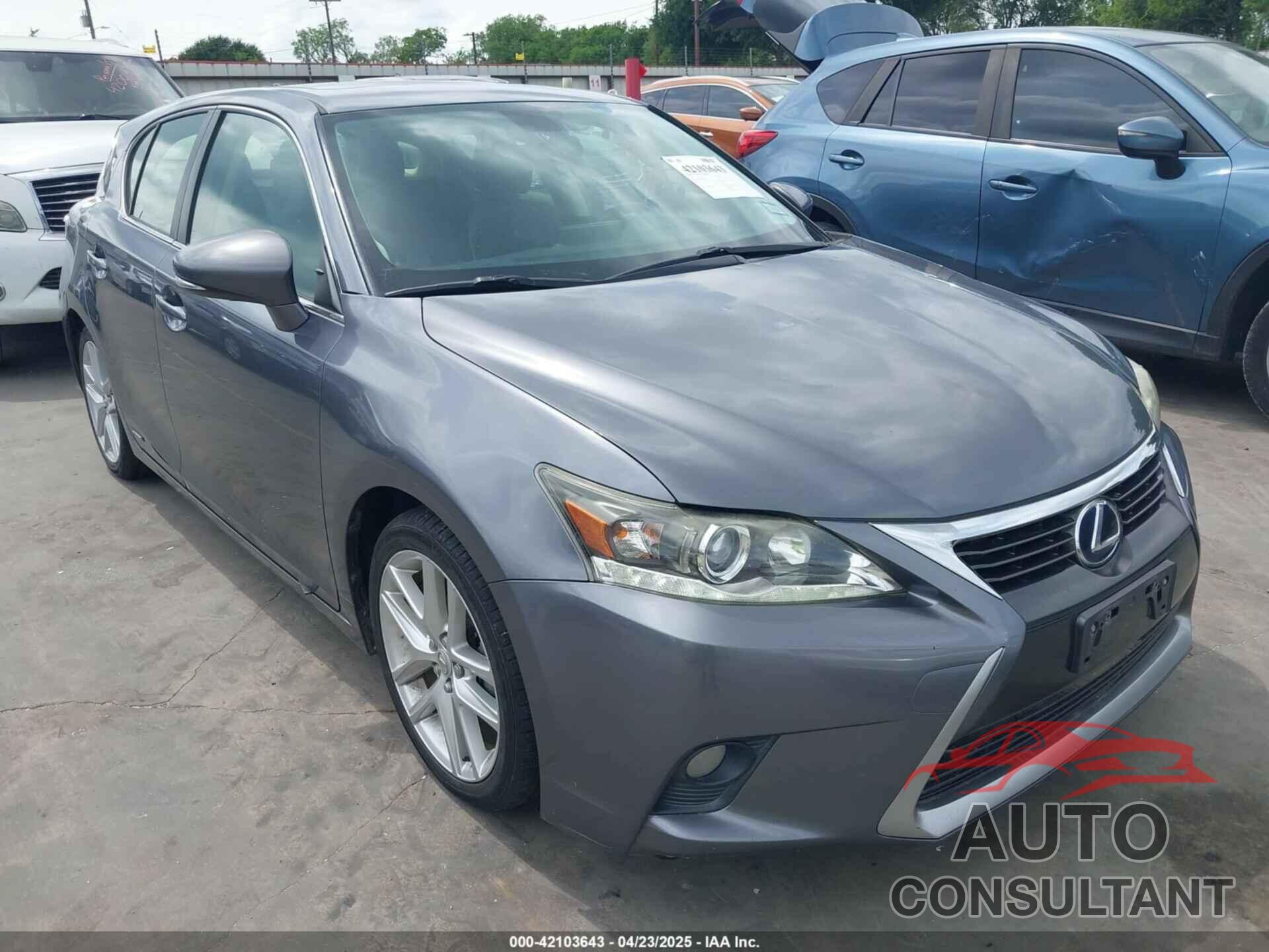 LEXUS CT 200H 2014 - JTHKD5BH0E2182533